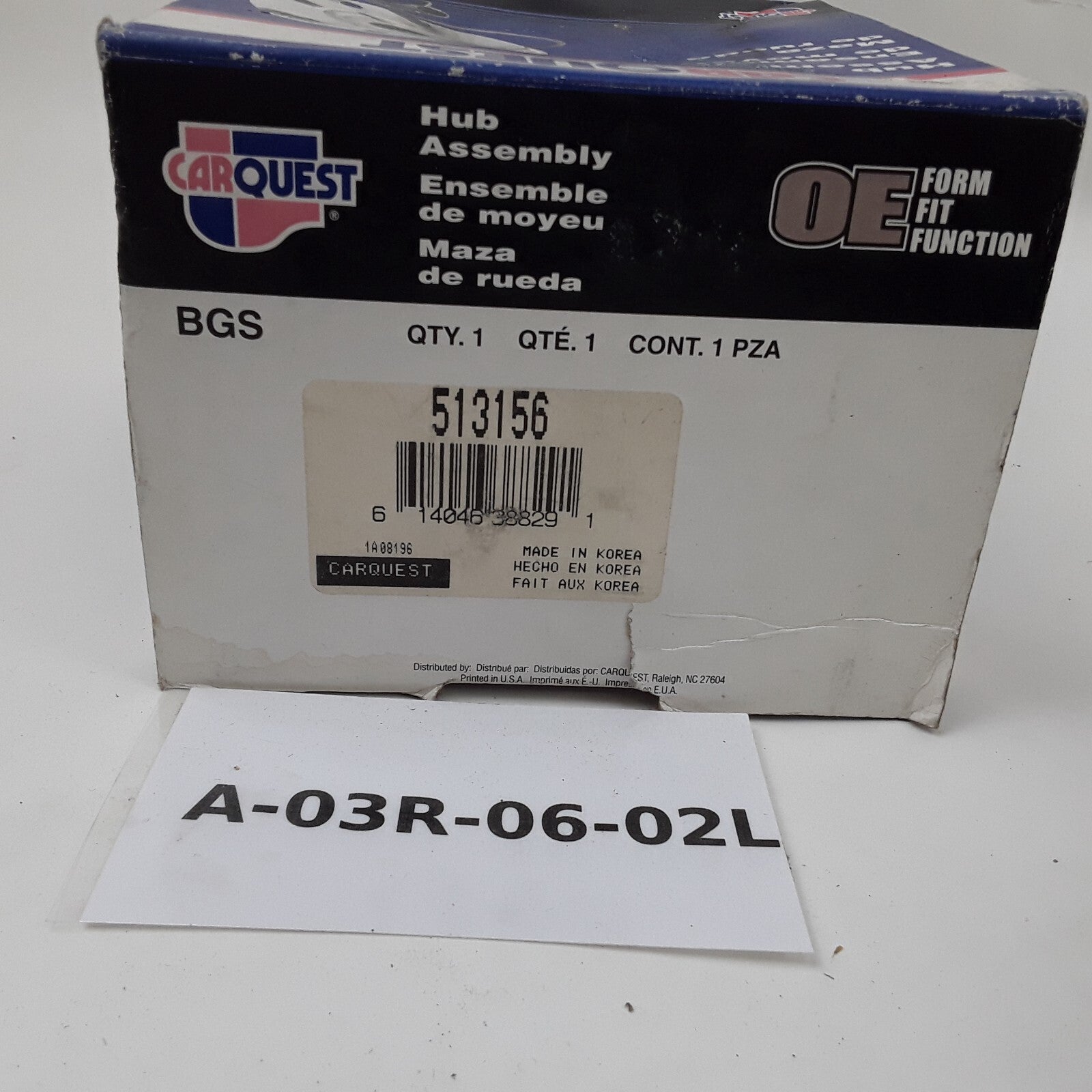 Carquest 513156 Front Wheel Bearing & Hub Assembly Fits Ford Windstar 1999-2003