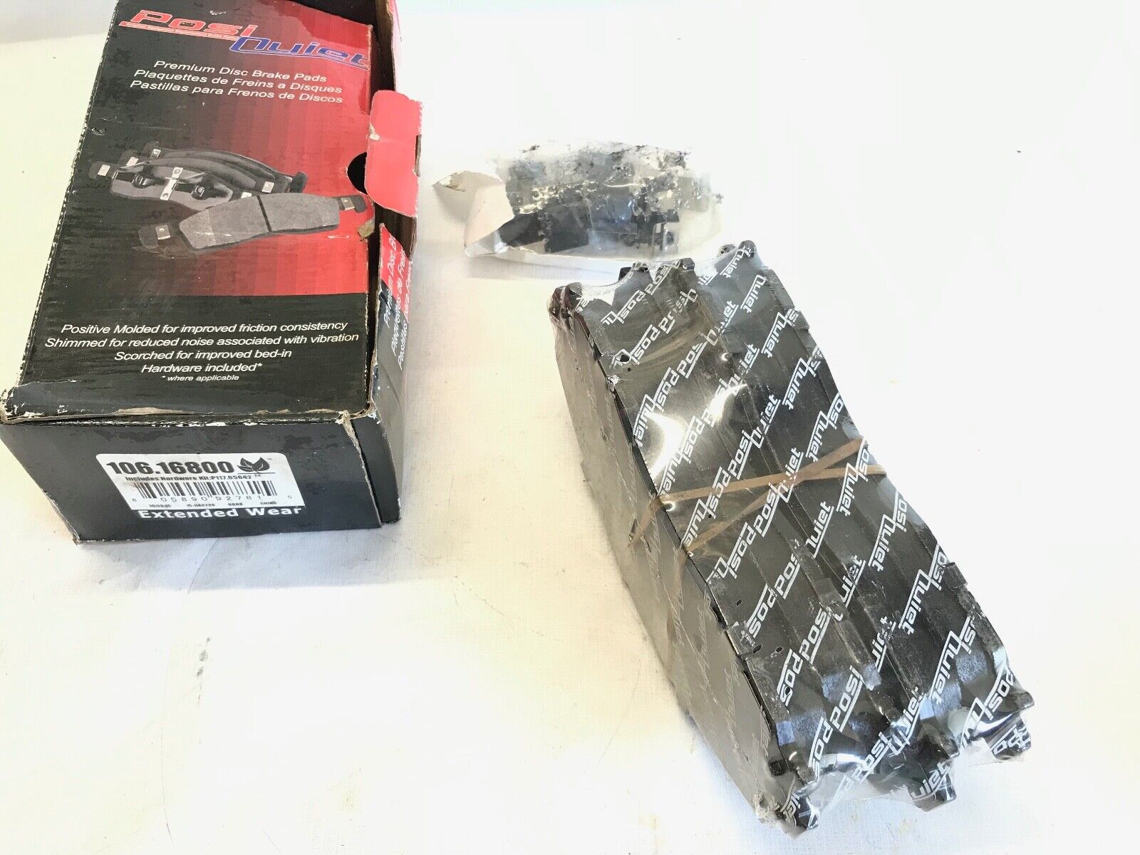 Disc Brake Pad Set-Crew Cab Pickup Front POSI QUIET / Centric 106.16800 - HotCarParts