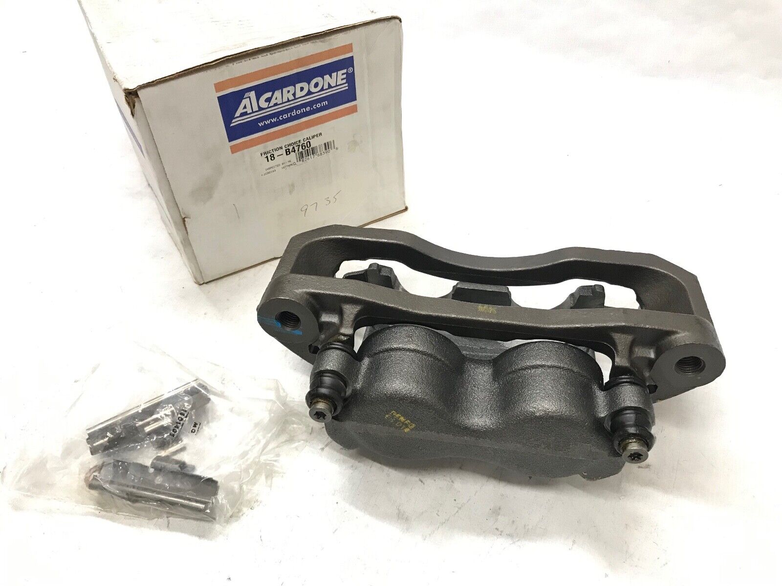 Disc Brake Caliper-Unloaded Caliper with Bracket Front Right Cardone Reman - HotCarParts