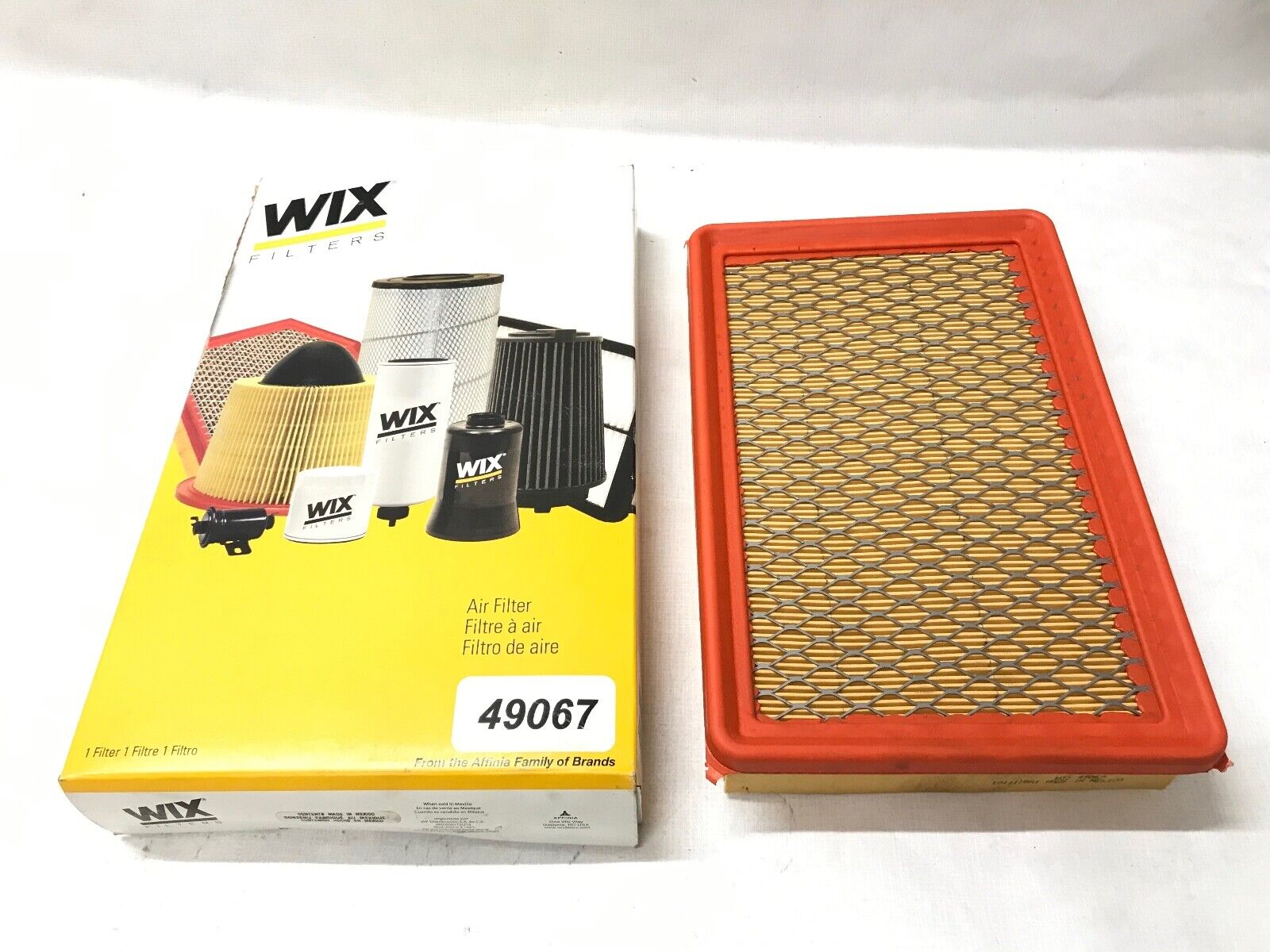 Air Filter-Natural Wix 49067 - HotCarParts