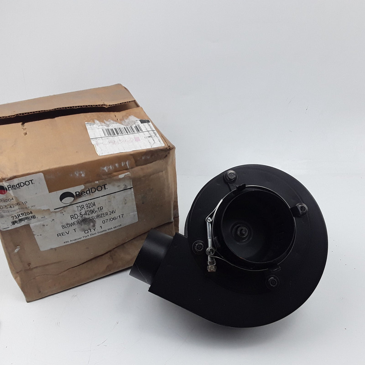 Red Dot 73R9204 HVAC Blower Motor For 24V Red Dot Booster Pressurizer Systems