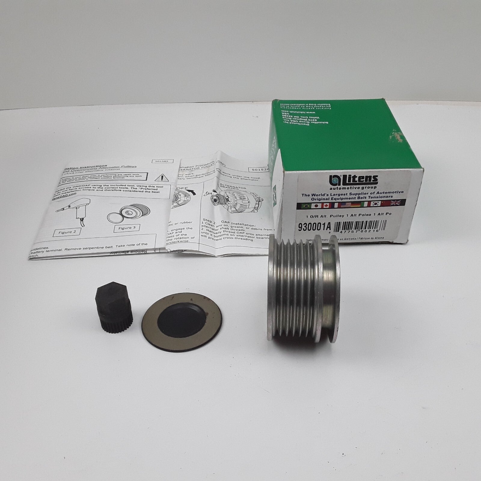 Alternator Clutch Pulley Litens 930001A Fits Mercedes E300 3.0L-L6 1996-1997
