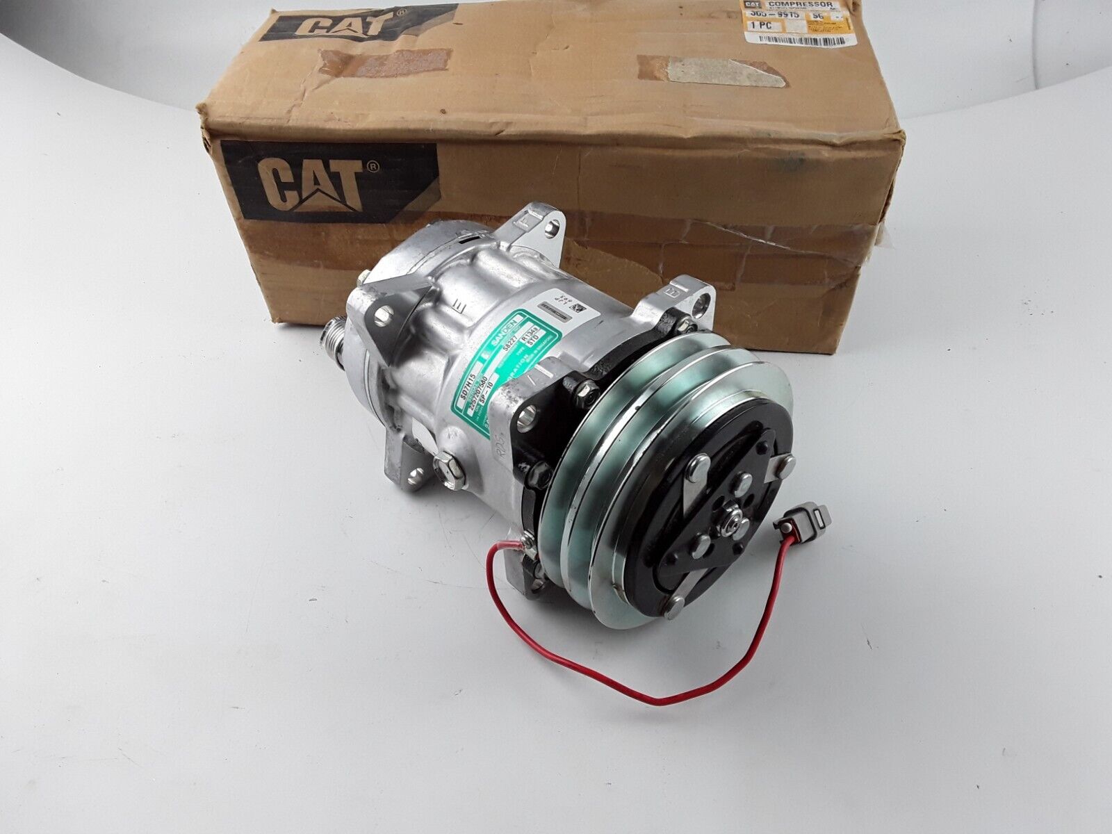 A/C Compressor OEM Cat 365-9915 TELEHANDLER p/n For Sanden SD7H15 model S8227 - HotCarParts