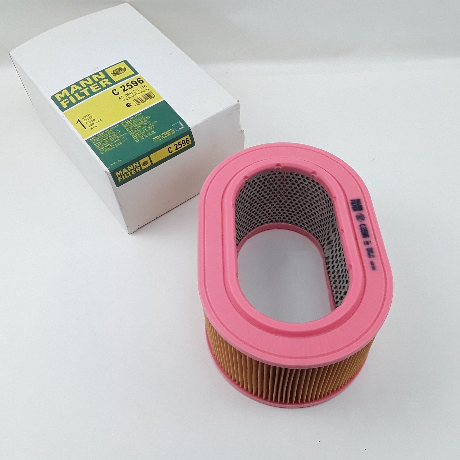 Mann-Filter C2596 Air Filter Fits Volvo 242 245 244 (1980 1981 1982 1983 1984)