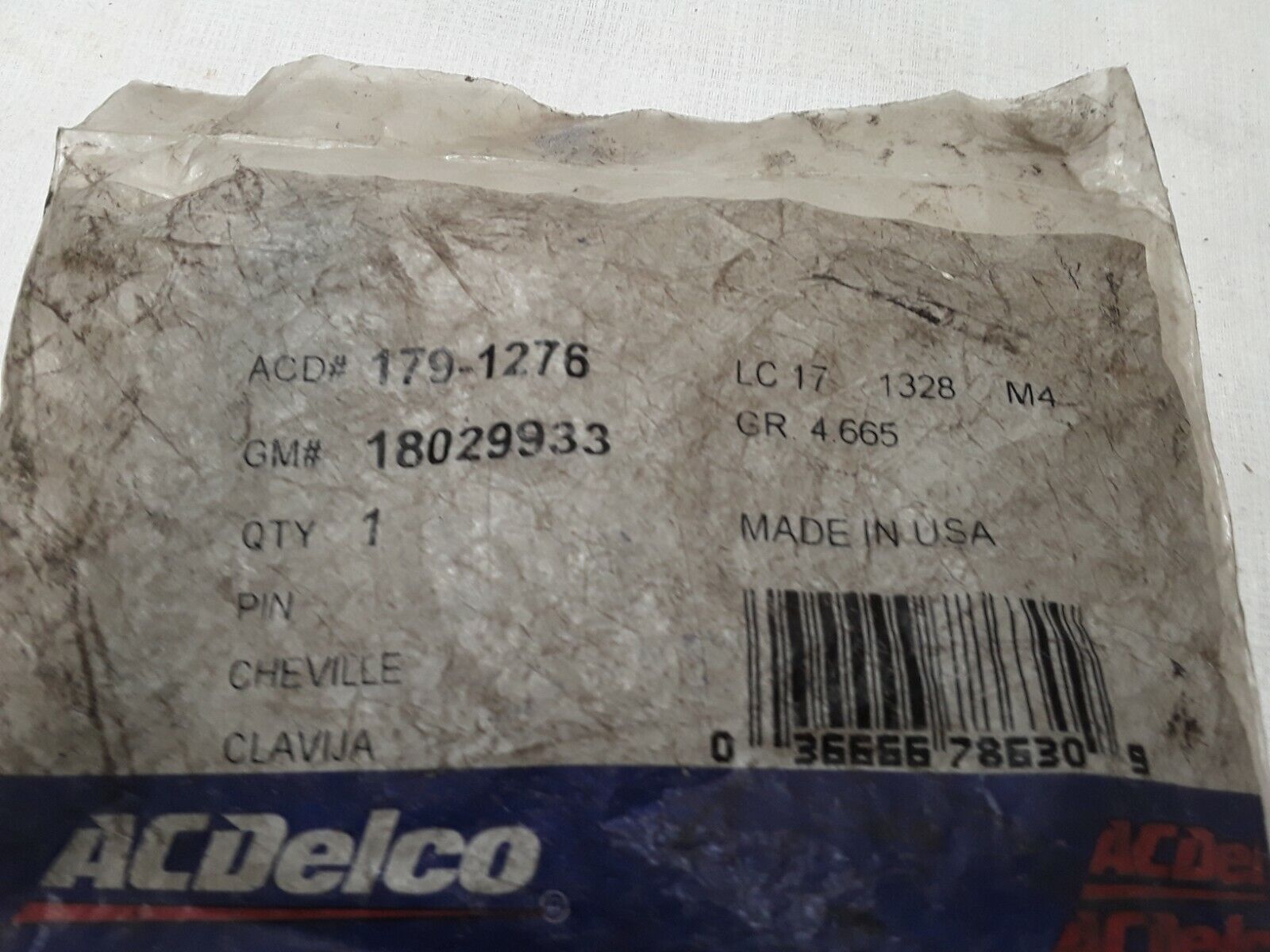 Disc Brake Caliper Bushing-Sleeve Original Equip Data GM#18029933 ACD#179-1276 - HotCarParts