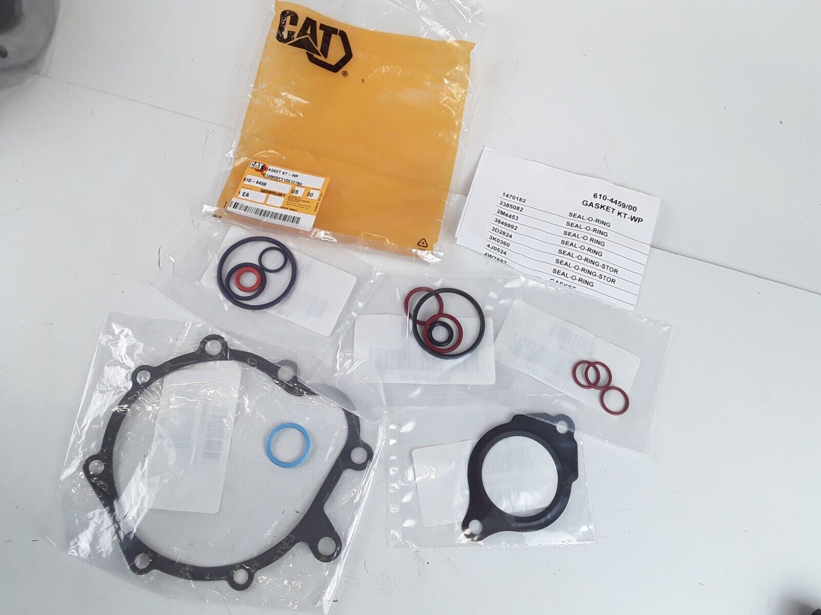 CAT 610-4459 WATER PUMP INSTALL KIT Fits Caterpillar - HotCarParts