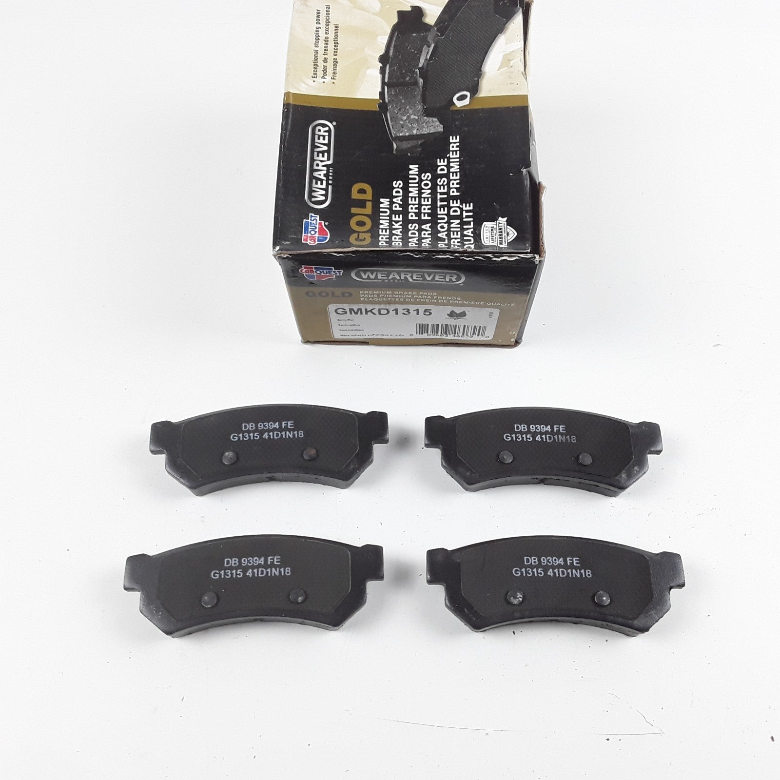 Wearever Gold GMKD1315 Rear Disc Brake Pad Set For Suzuki Reno Forenza 2007-2008