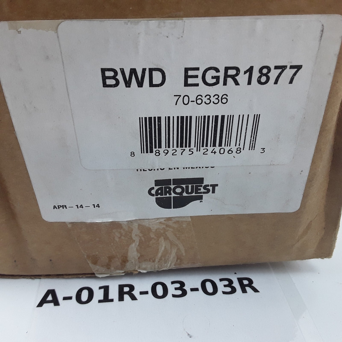 BWD EGR1877 EGR Valve Fits Pontiac G6 Chevrolet Malibu (2004 2005 2006) 3.5L-V6
