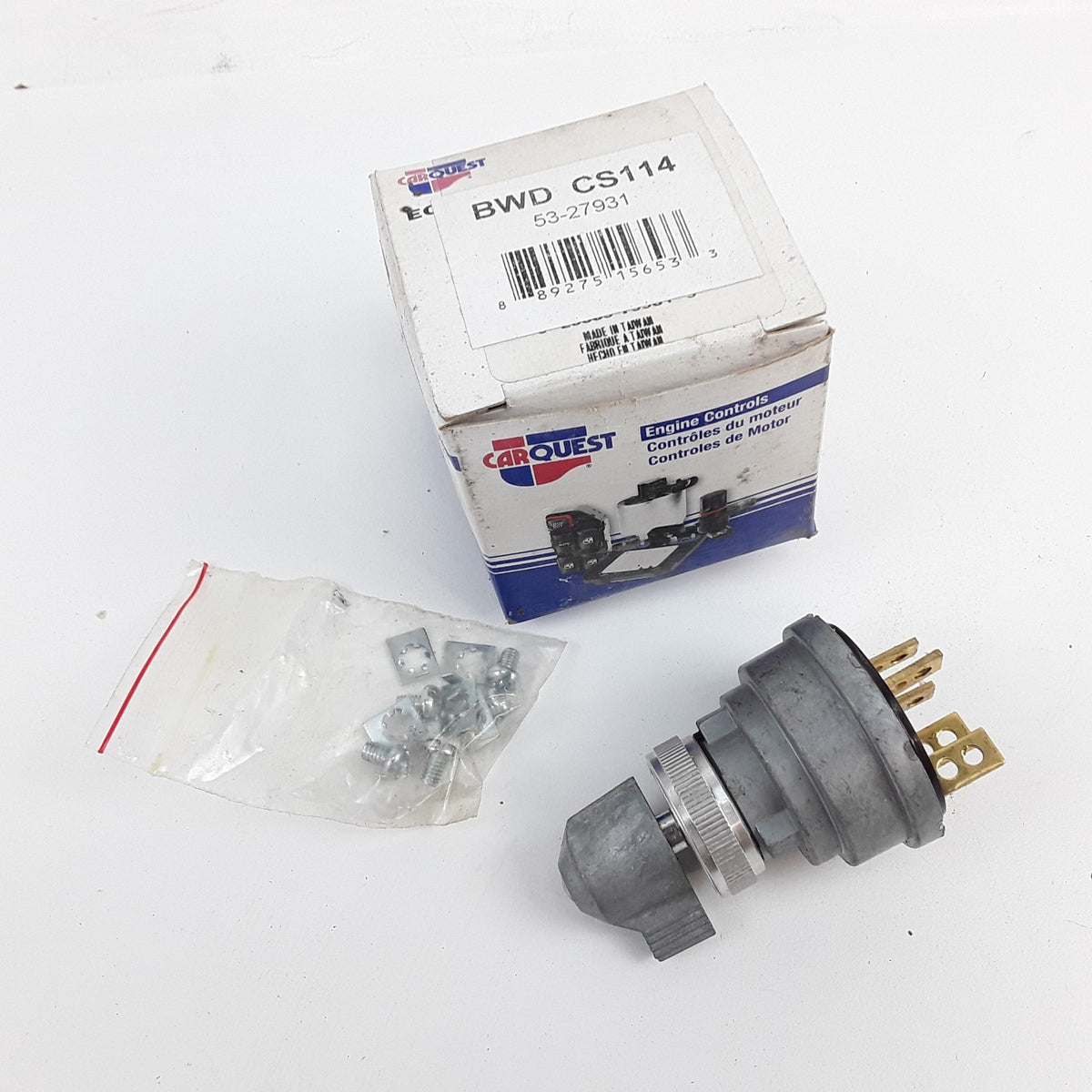 BWD CS114 Ignition Starter Switch Replaces 88921963, 53-27940, LS1472, 19140166