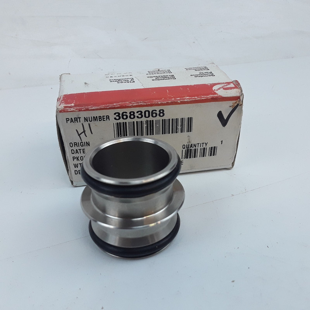 Cummins 3683068 Plain Pipe Coupler Assembly Fits Cummins Multiple Application