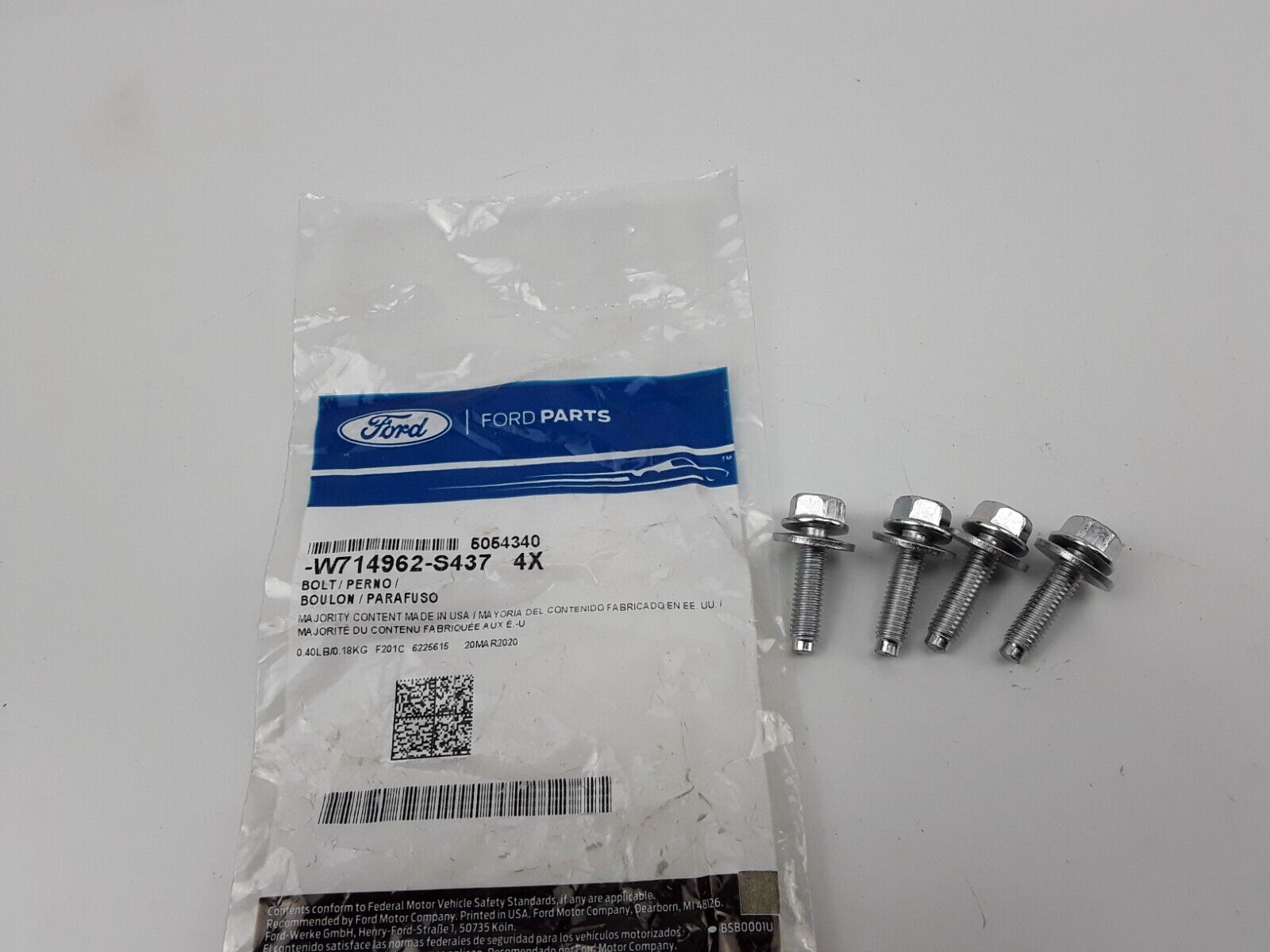 4pc Engine Cover Rear Support Bolt 2012-2019 Ford F250 F350 F450 Super Duty 6.7L - HotCarParts