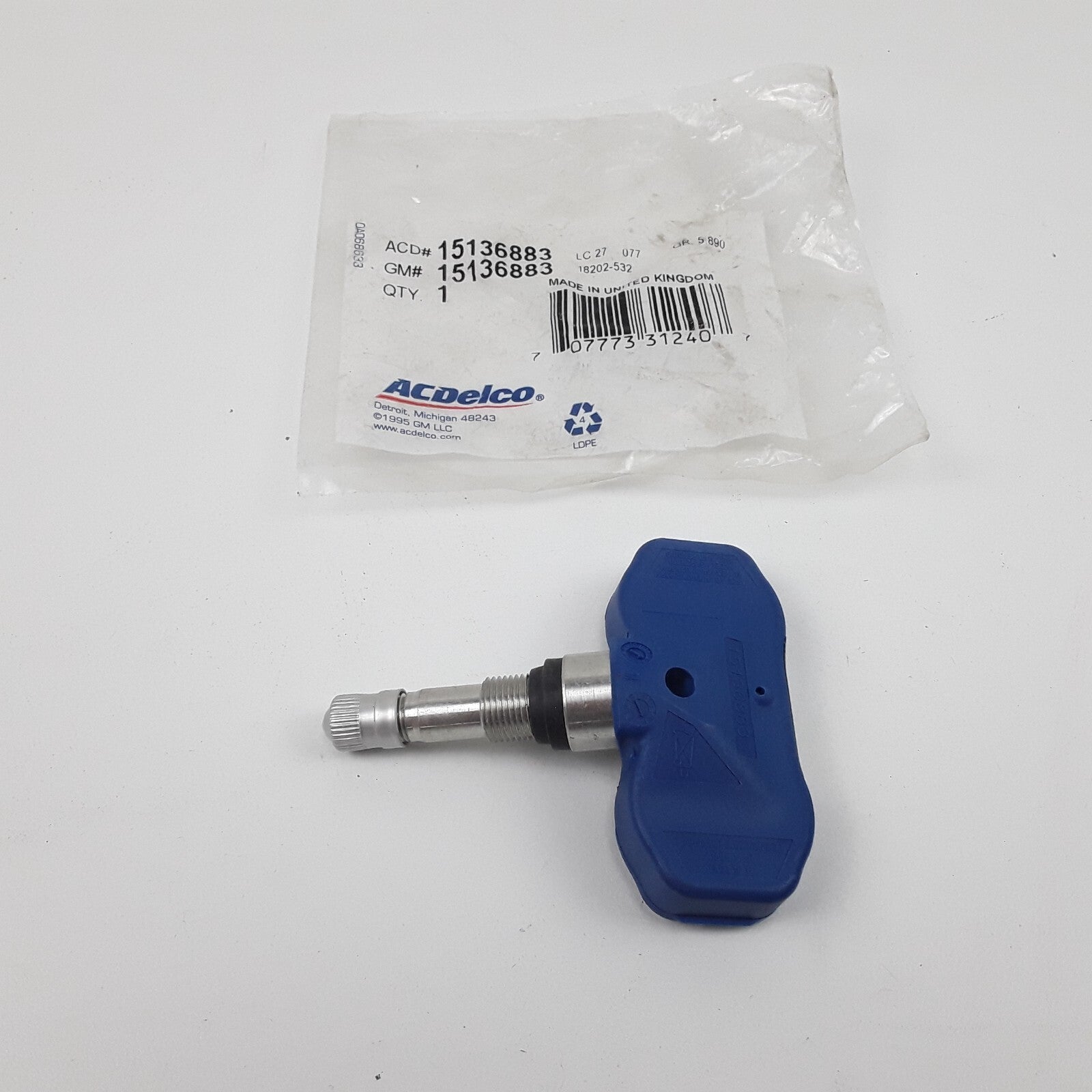 15136883 Tire Pressure Monitoring System Sensor Fits GMC Chevrolet Cadillac 2004