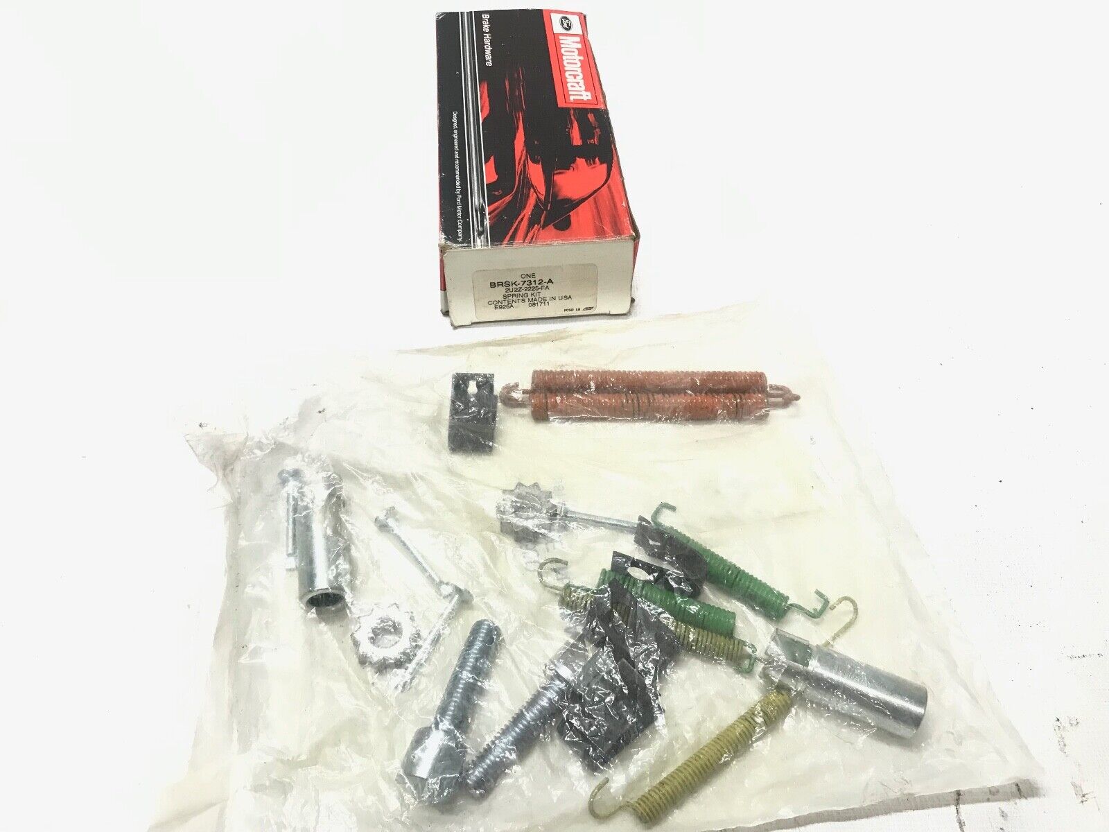 Drum Brake Adjusting Spring Kit Rear Motorcraft BRSK-7312A - HotCarParts