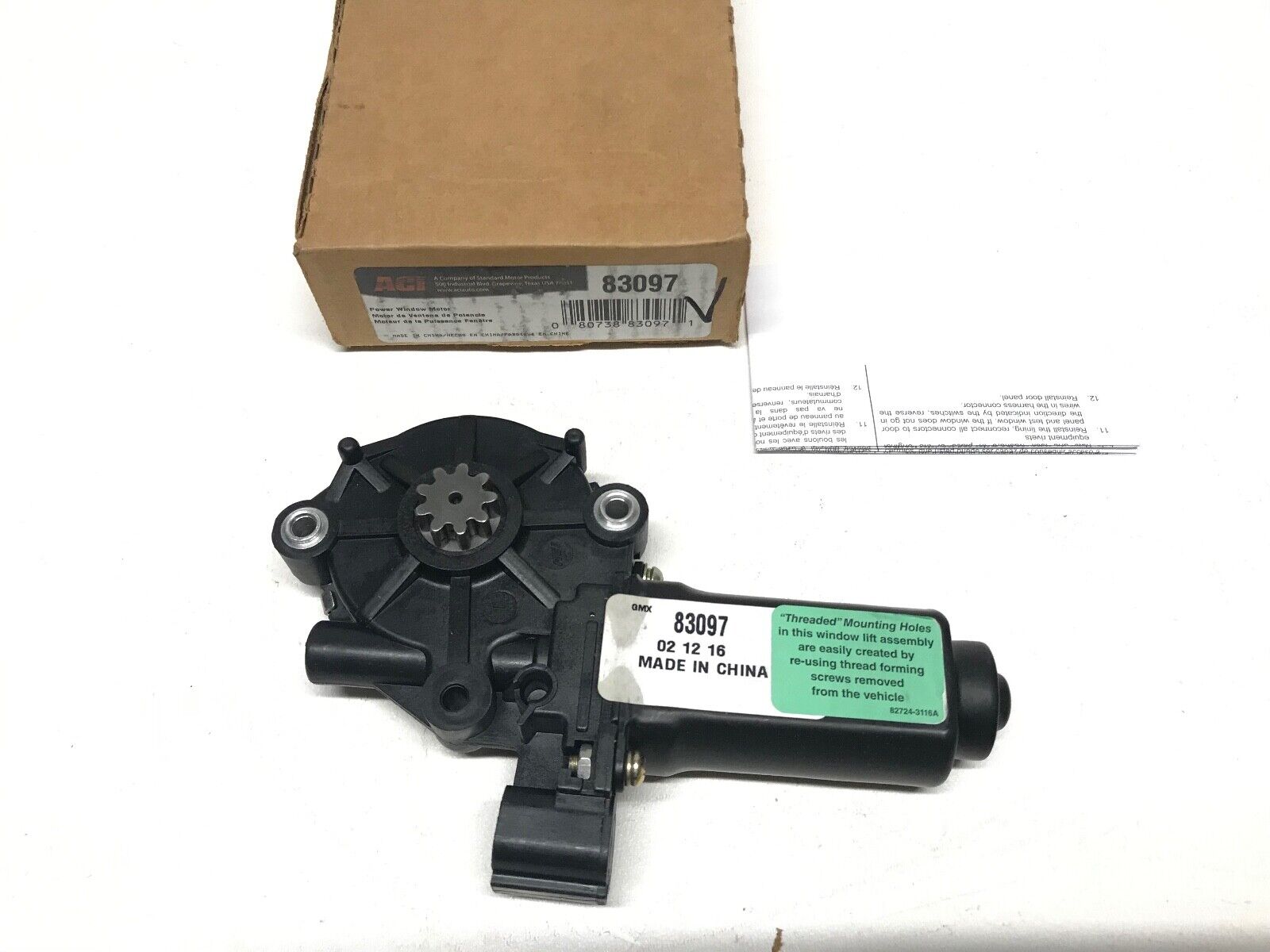 Power Window Motor Front/Rear-Left ACI/Maxair 83097 for Taurus, Sable FAST SHIPP - HotCarParts