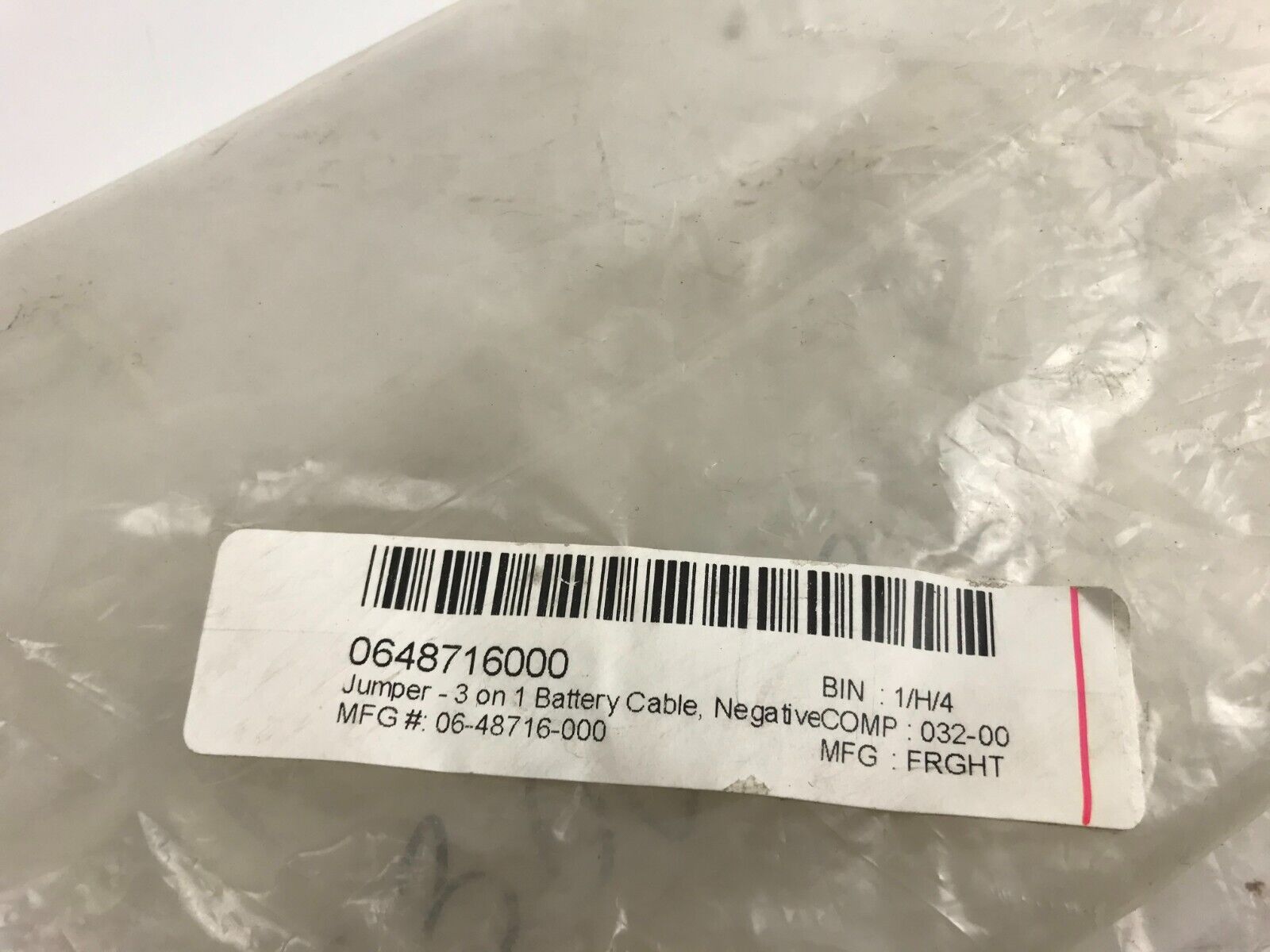 06-48716-000 JUMPER - 3 Battery Cable, 2 Stud, Negative fits Freightliner FAST S - HotCarParts