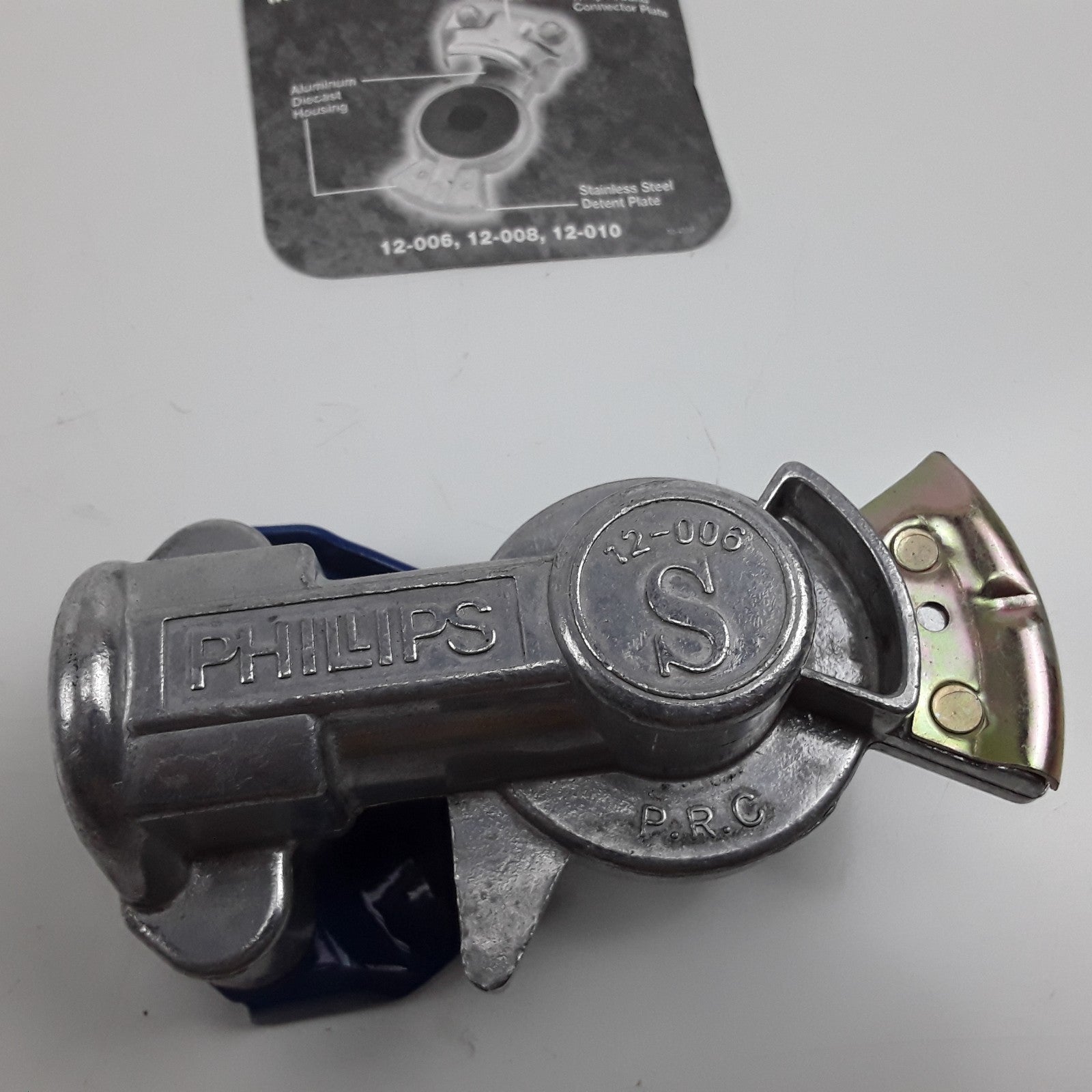 Philips 12-006 Gladhand - Service Blue Straight Mount 1/2 in. Female Pipe Thread