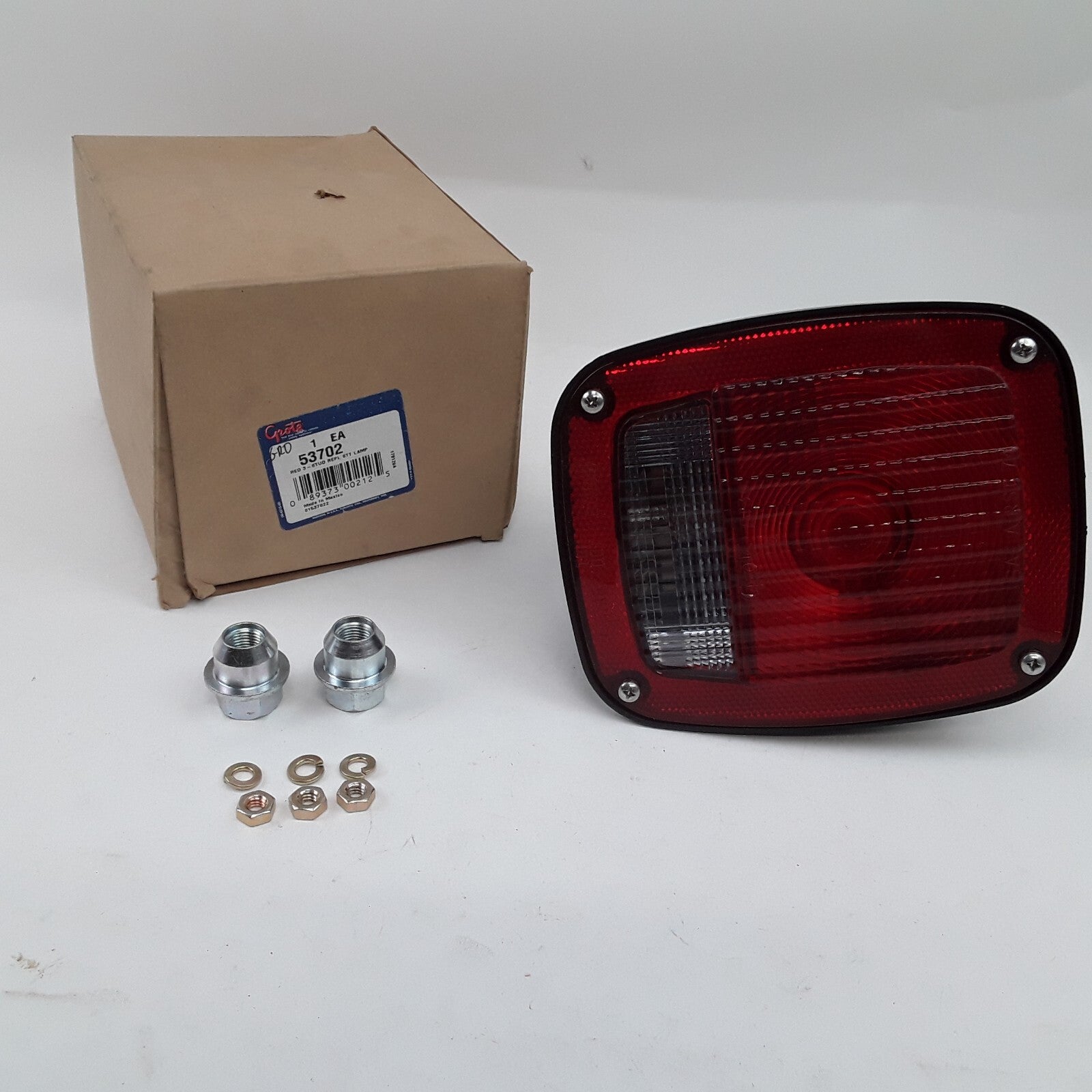 Grote 53702 Tail Turn Light Three-Stud Metri-Pack Stop RH with License Window