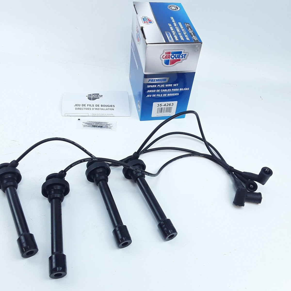 Spark Plug Wire Set Fits Mitsubishi Eclipse 1996 1997 1998 1999 Carquest 35-4263