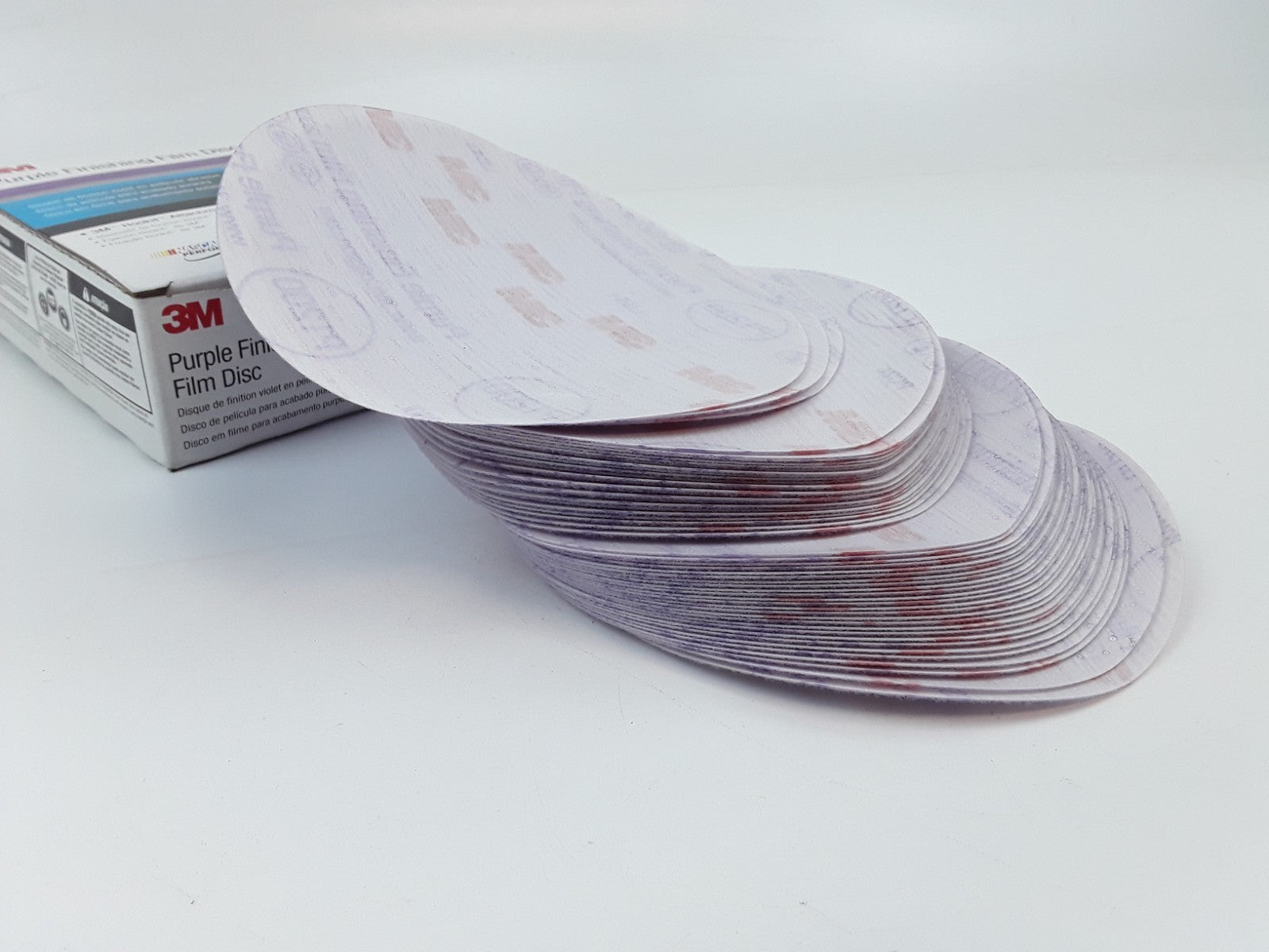 3M 30668 Purple Finishing Film Abrasive Disc 6 in 152mm P1200 Per Carton 50 Pcs