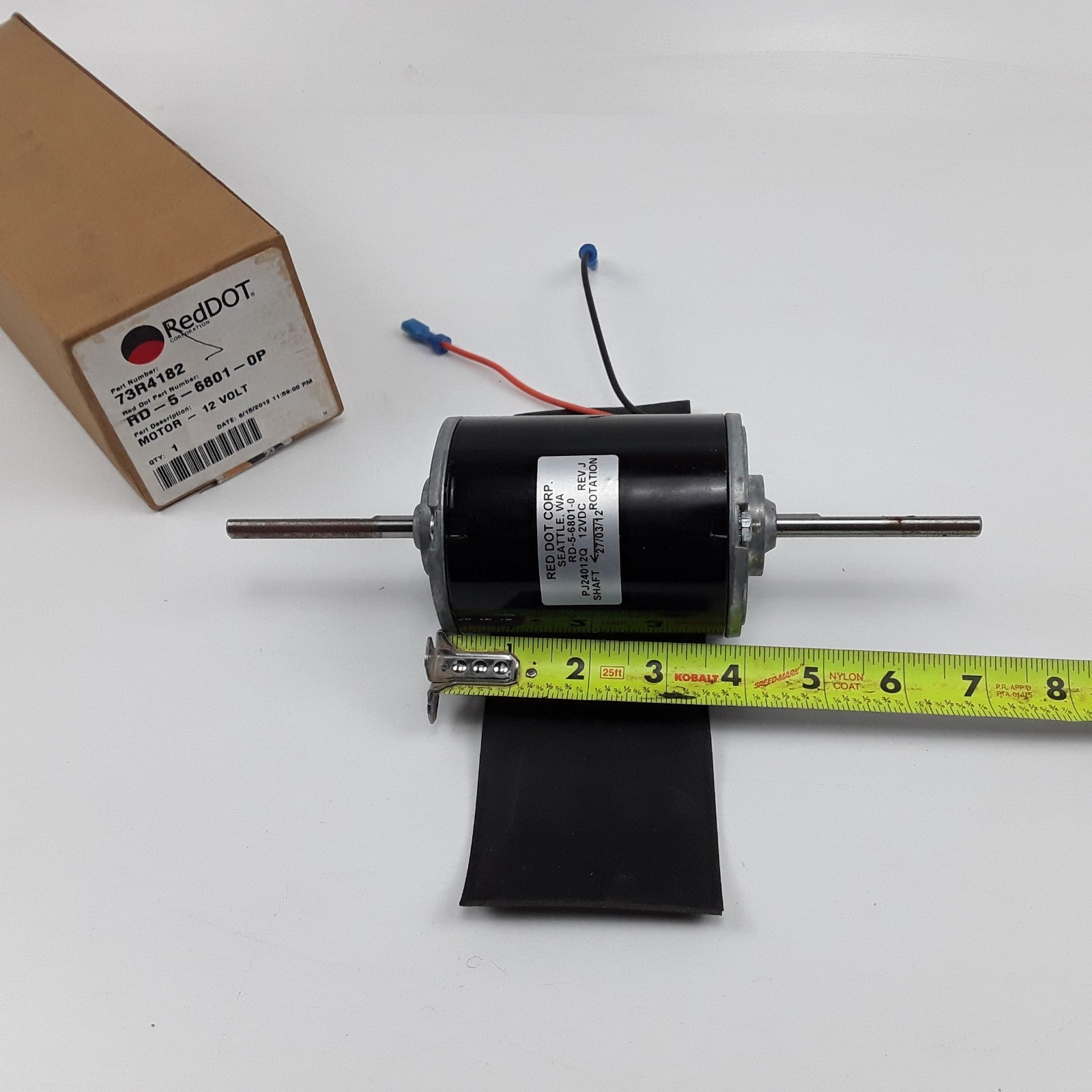 Double Shaft Blower Motor Fits Freightliner Peterbilt Kenworth (1981 1982-2014)