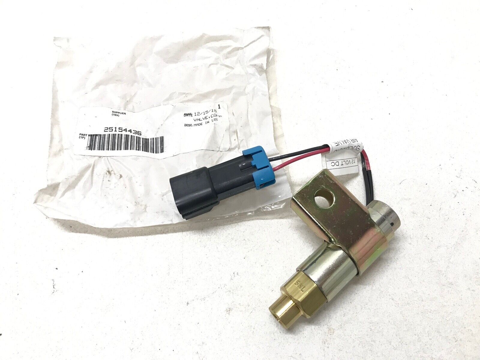 GENUINE MACK OEM AIR VALVE , COMP 25154436 20QE3373 - HotCarParts