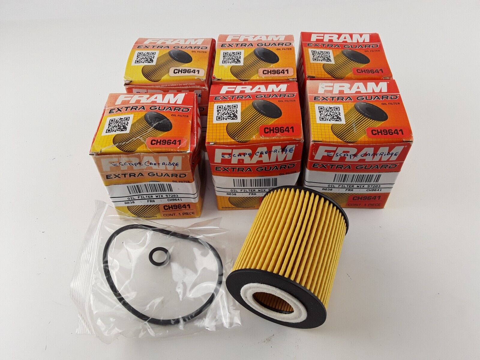 6 PCS Engine Oil Filter Extra Guard Fram CH9641 Fits wix 57203 Free Shipping - HotCarParts