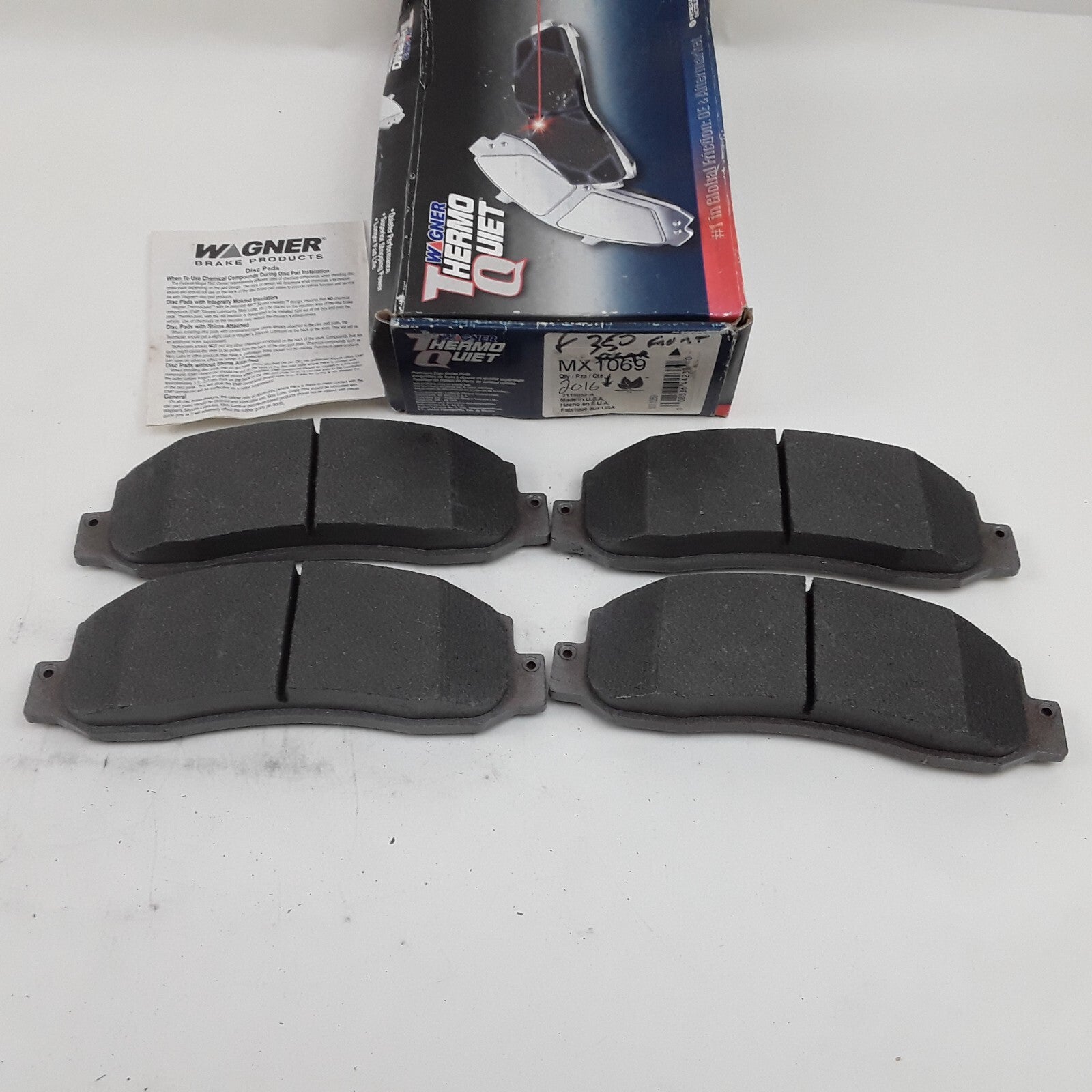 Brake ThermoQuiet Semi-Metallic Disc Brake Pad Set Fits Ford F-350 2005-2008