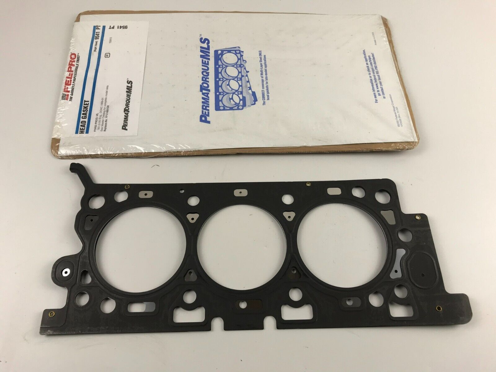 Engine Cylinder Head Gasket-VIN: S, DOHC Right GENUINE Fel-Pro 9541 PT For Ford - HotCarParts