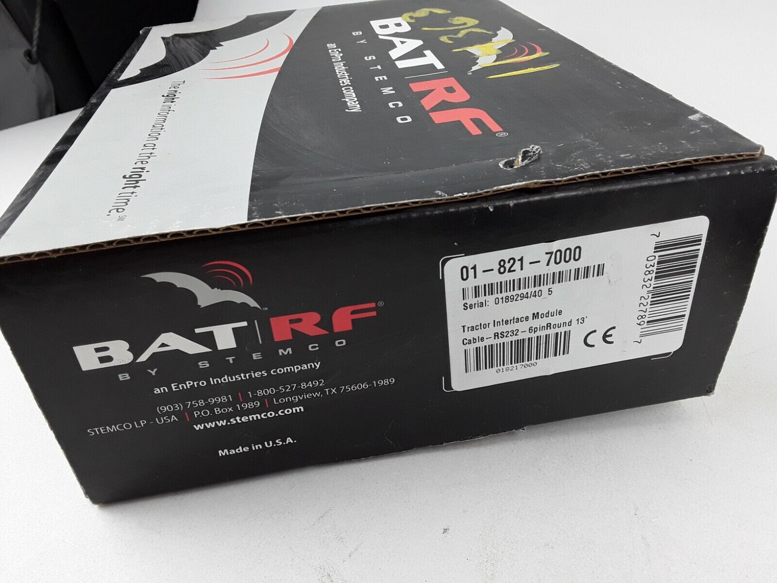 AIRBAT RF Tractor Interface Module 8217000(01-821-7000) W cable RS232-6pin,13" - HotCarParts