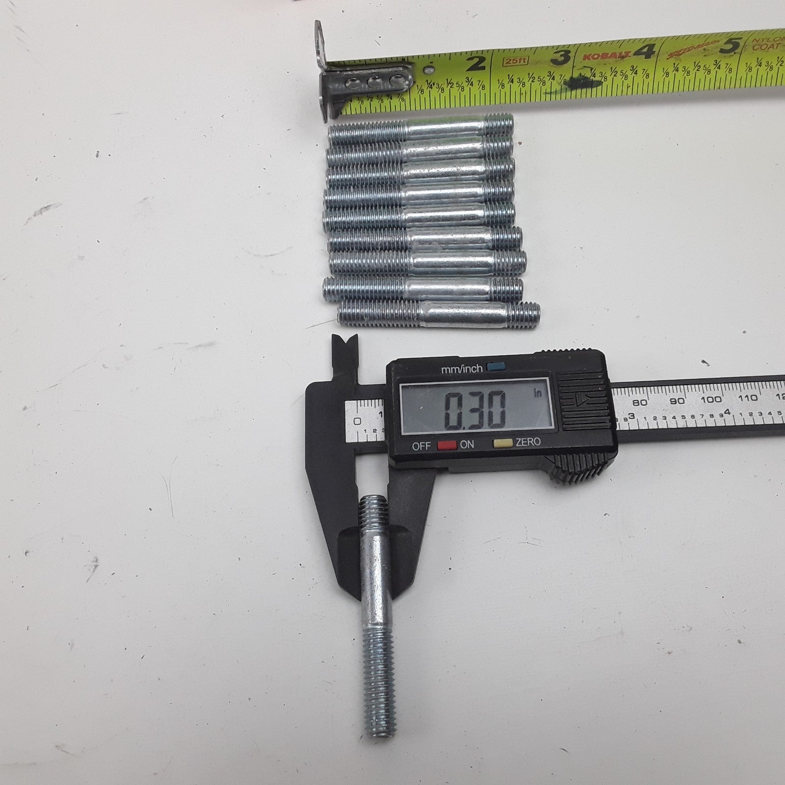 Dorman 675-336 Double Ended Stud Metal M8-1.25 x 24mm & M8-1.25 x 10mm Set of 10