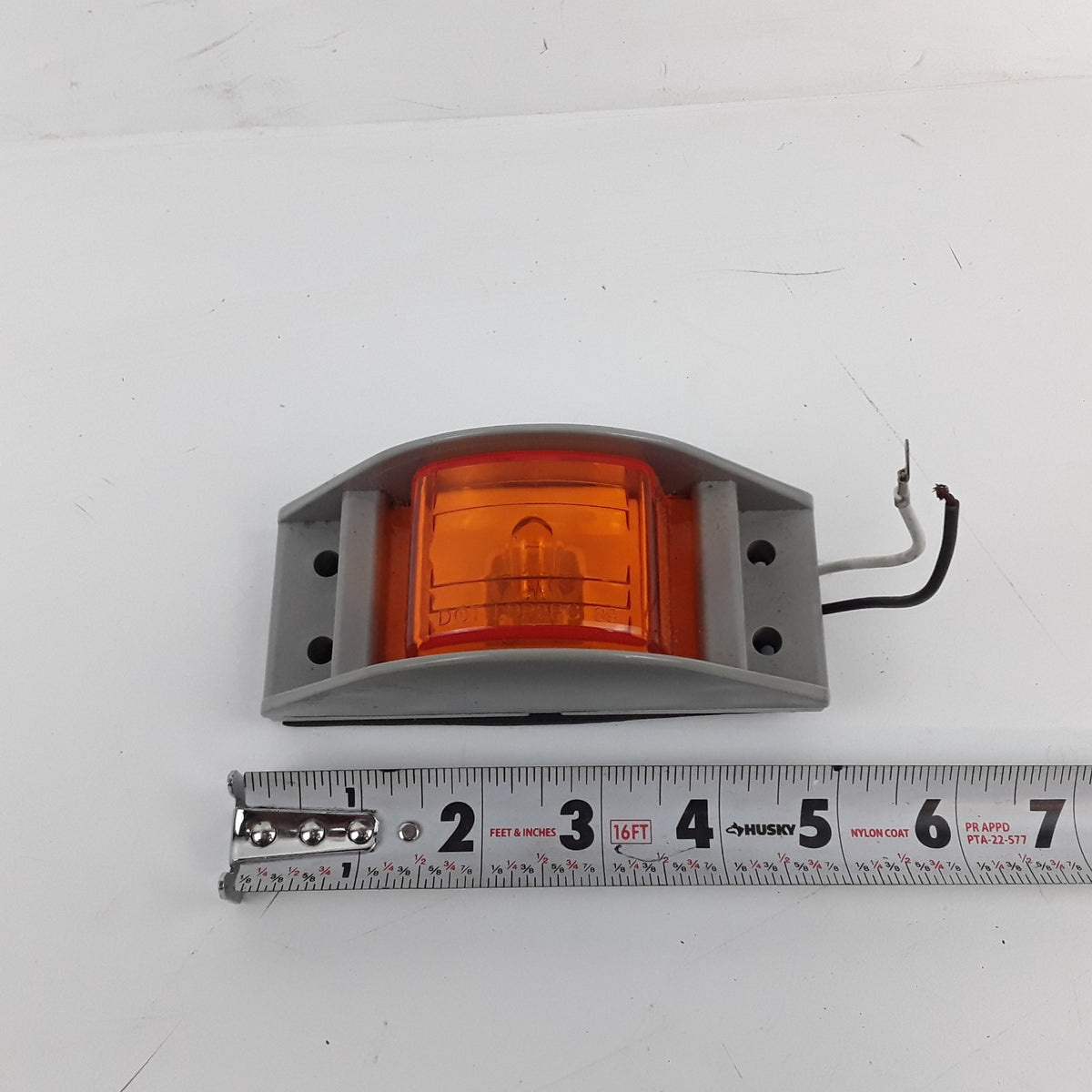 Amber Marker Light with Bracket & Wiring Fits Truck, School Bus or Trailers