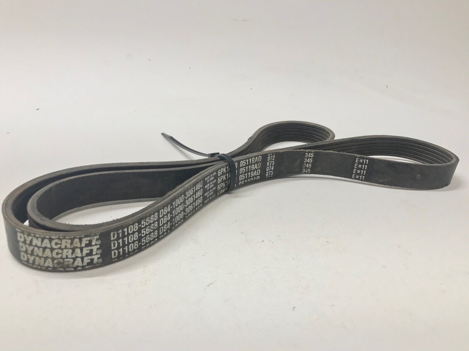 Serpentine Belt DYNACRAFT D84-1000-3061460 / 5060578 4060578 5060578DR 578K6 - HotCarParts