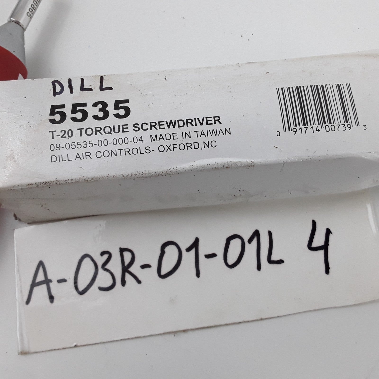 Dill Air Controls 5535 TPMS T-20 Torque Screw Driver For Beru Valves, 35 in/lbs
