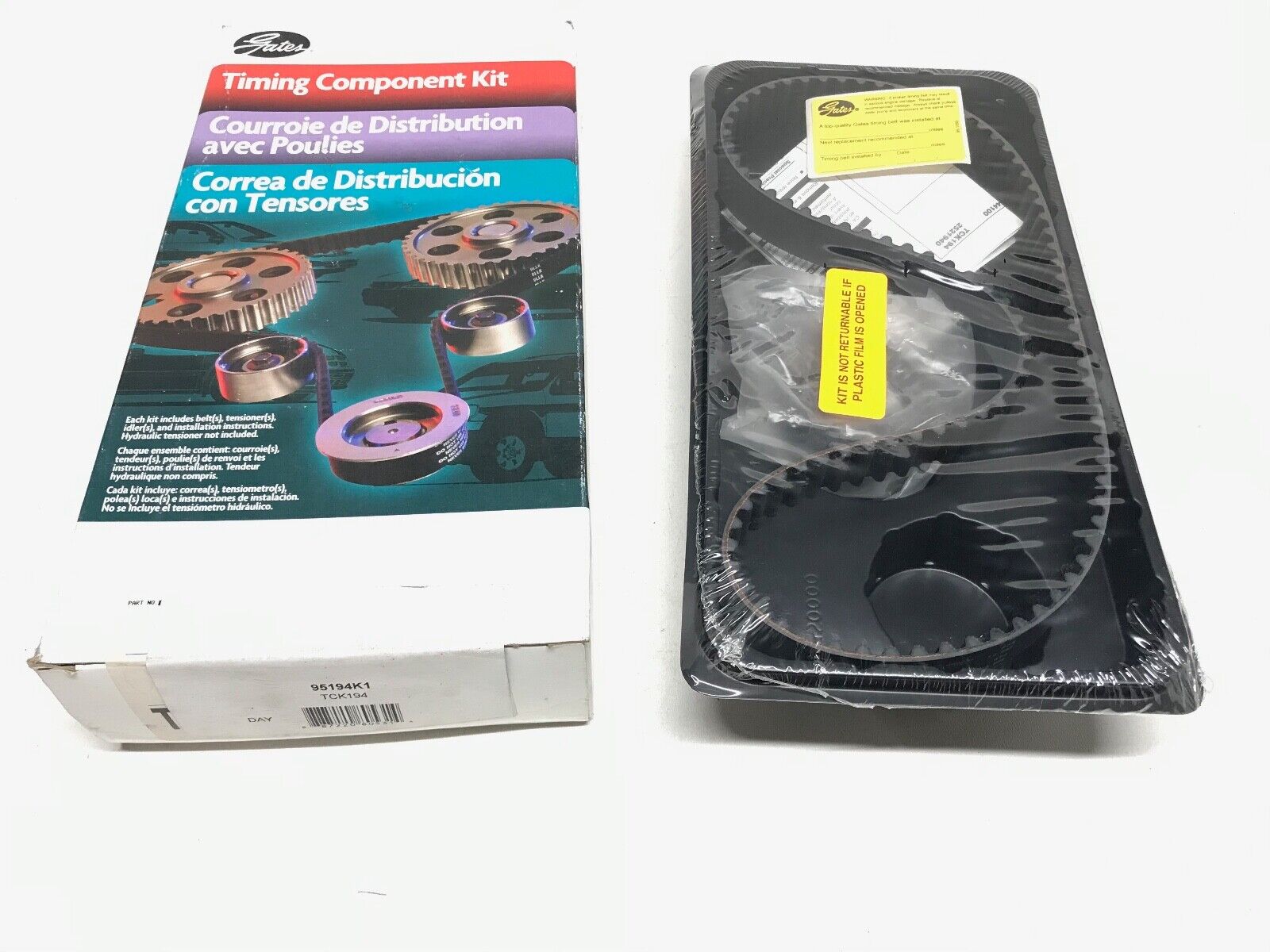 Engine Timing Belt Component Kit-PowerGrip Premium OE GATES TCK194 Escort Tracer - HotCarParts