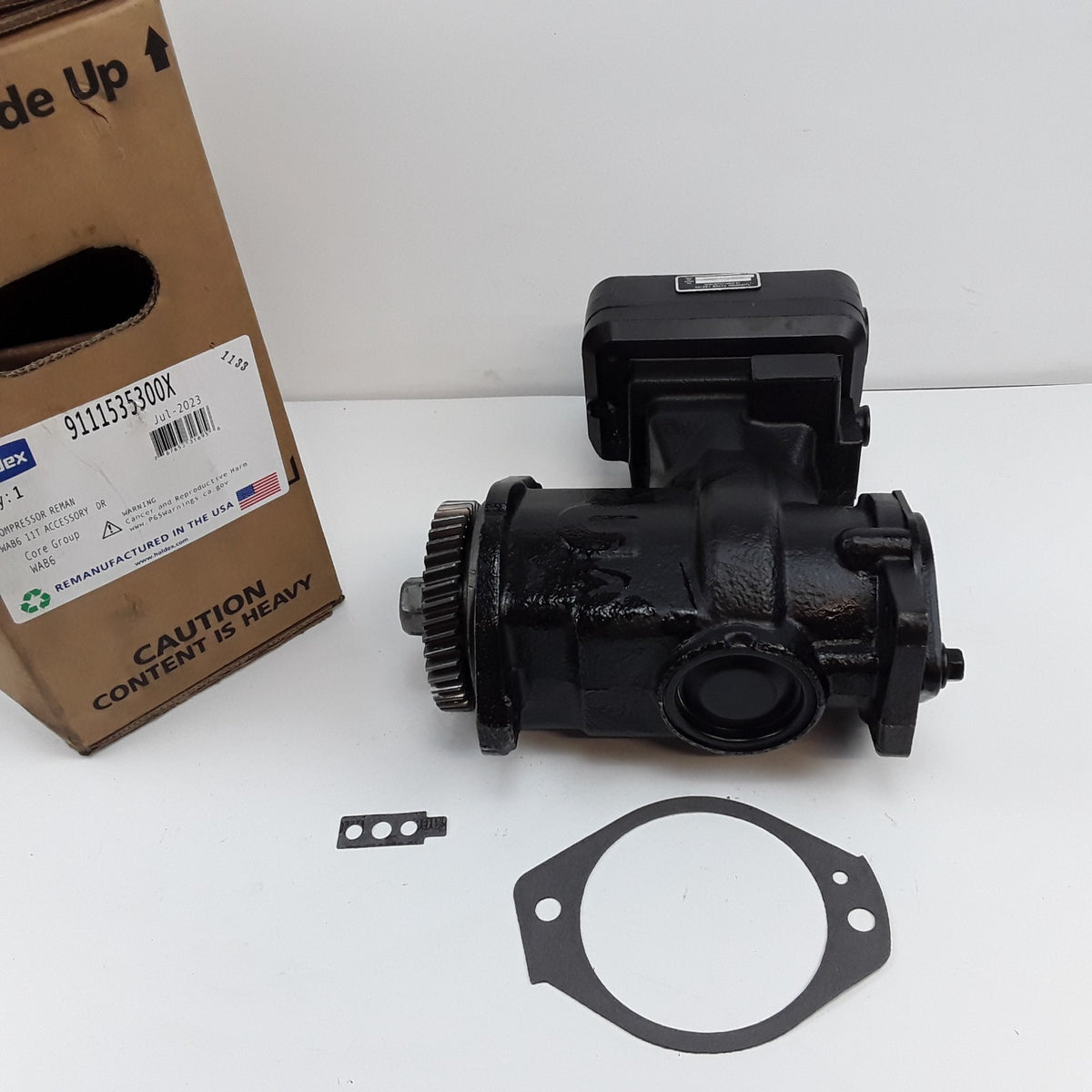 Haldex 9111535300X Air Brake Compressor For Cummins ISC ISL NS318 Engine Models