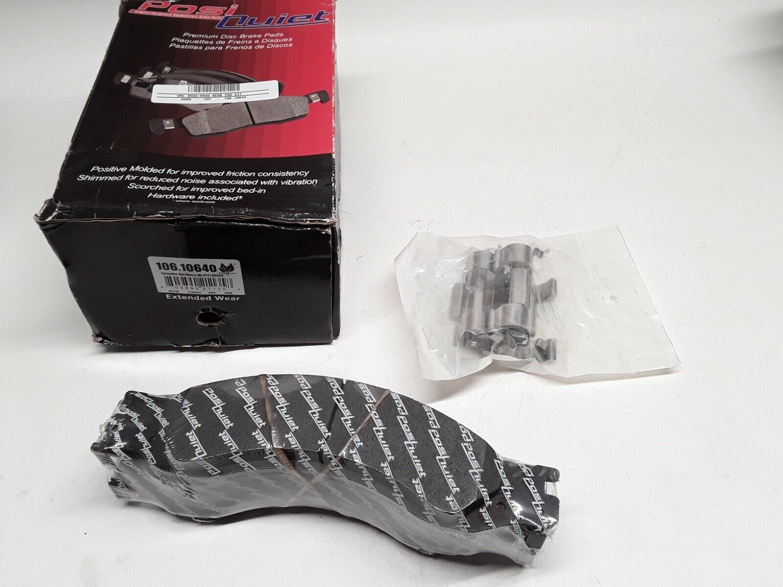 Disc Brake Pad Set Rear Centric 106.10640 for Kodiak,Topkick C4500,C5500 2004-09 - HotCarParts