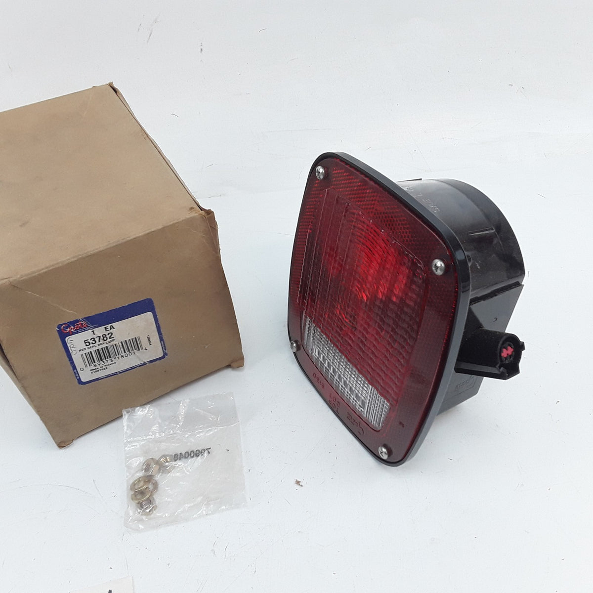 Grote 53782 Right Stop Tail Turn Box Light w/ License Window Fits Ford Trucks