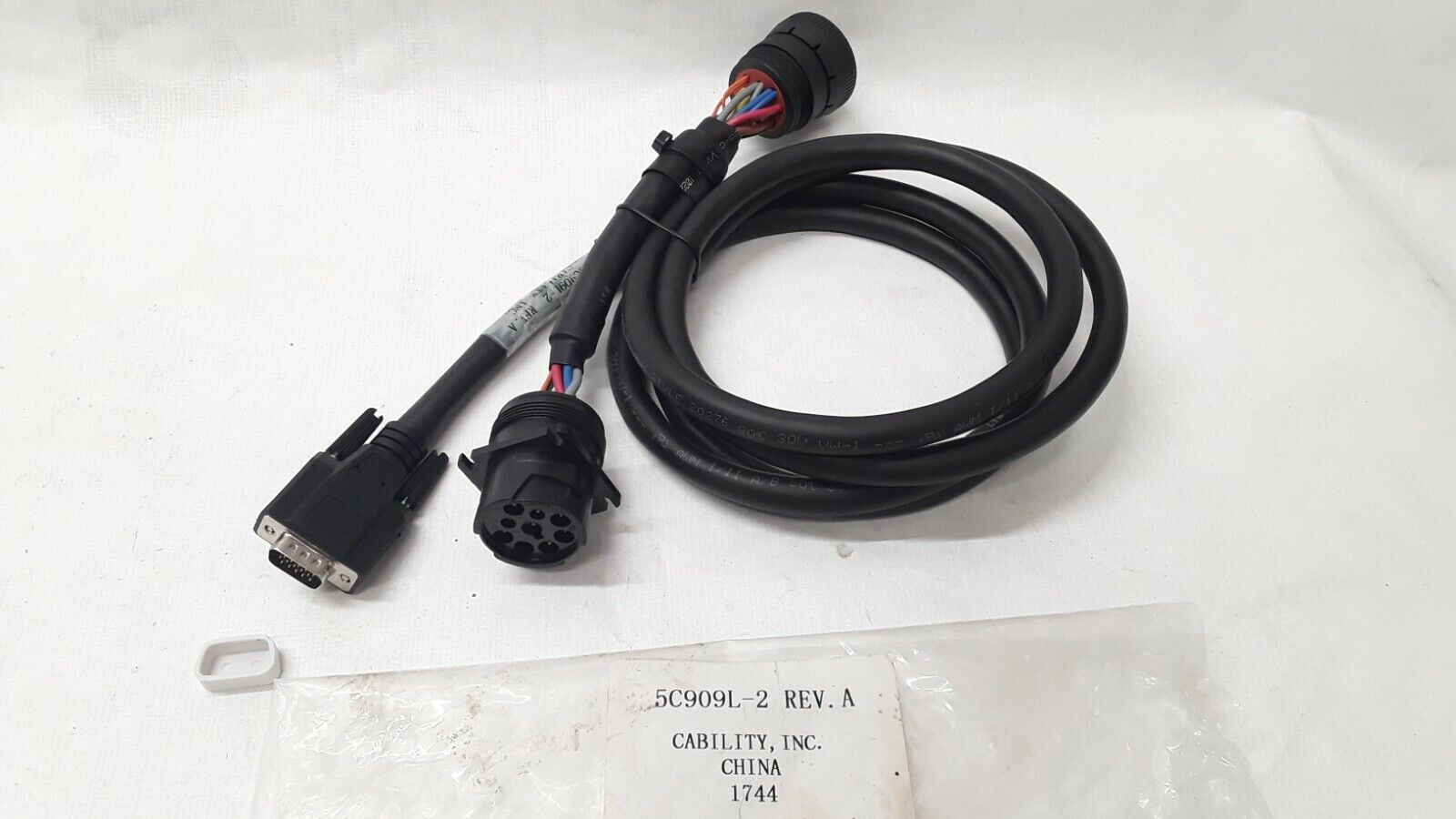 NEW Cability 5C909L-2 jPOD to J1939 Y Pass Through Cable FAST FREE SHIPPING - HotCarParts