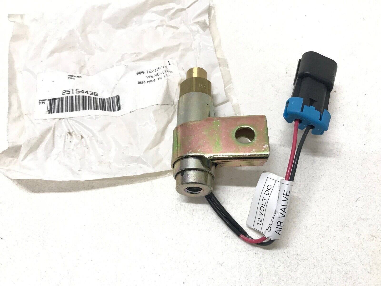 GENUINE MACK OEM AIR VALVE , COMP 25154436 20QE3373 - HotCarParts