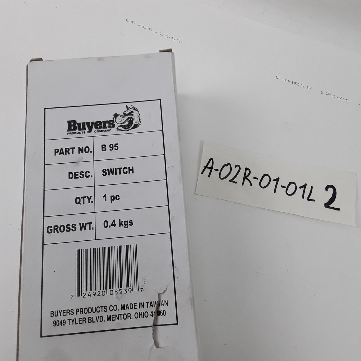 Buyers Products B95 Dump Body-Up Indicator Kit 12VDC 15 Amp