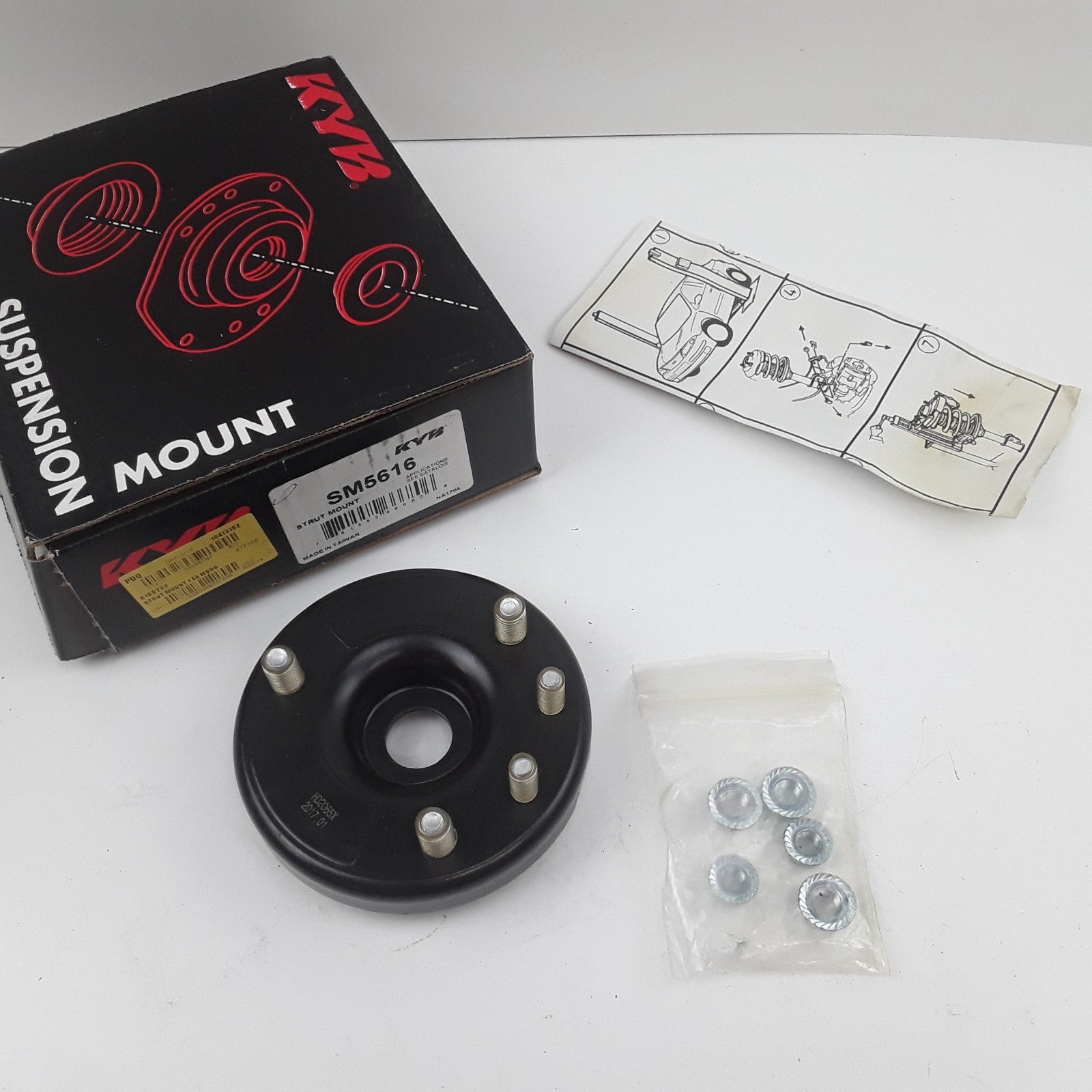 KYB SM5616 Front Suspension Strut Mount Fits Honda Accord Acura TSX (2003-2008)