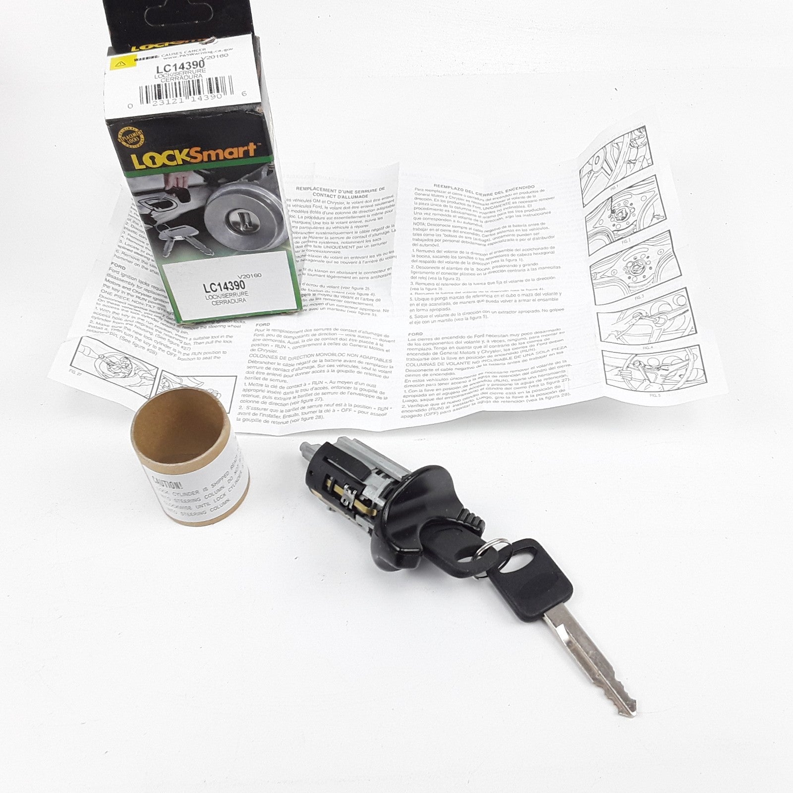 Ignition Lock Cylinder Fits Lincoln Mercury Ford (1990 1991 1992 1993 1994-1998)