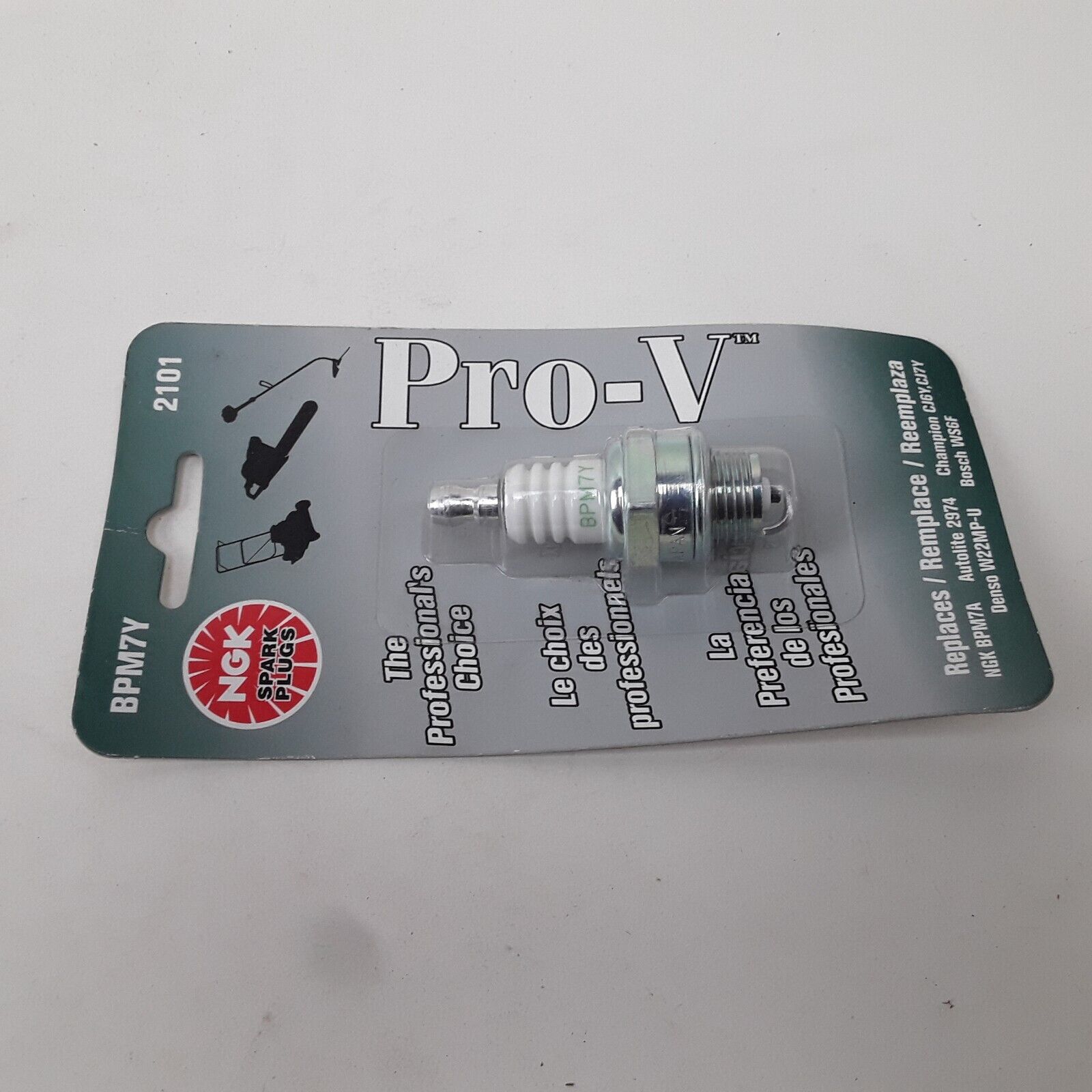 NGK 2101 BPM7Y PRO-V Spark Plug Replacement # 2974 NGK BPM7A CJ6Y CJ7Y