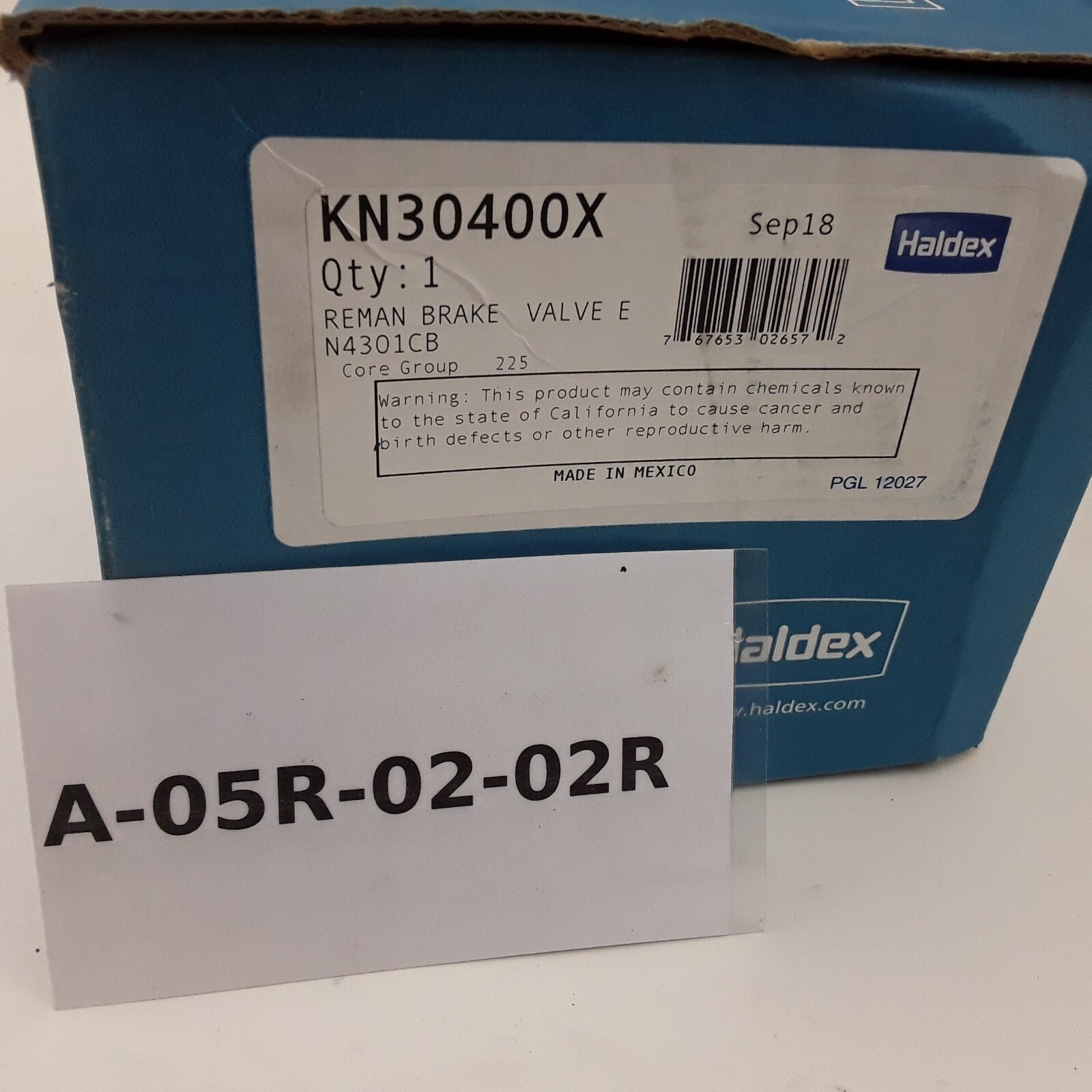 Haldex KN30400X Reman Air Brake Relay Valve Assembly Heavy Duty