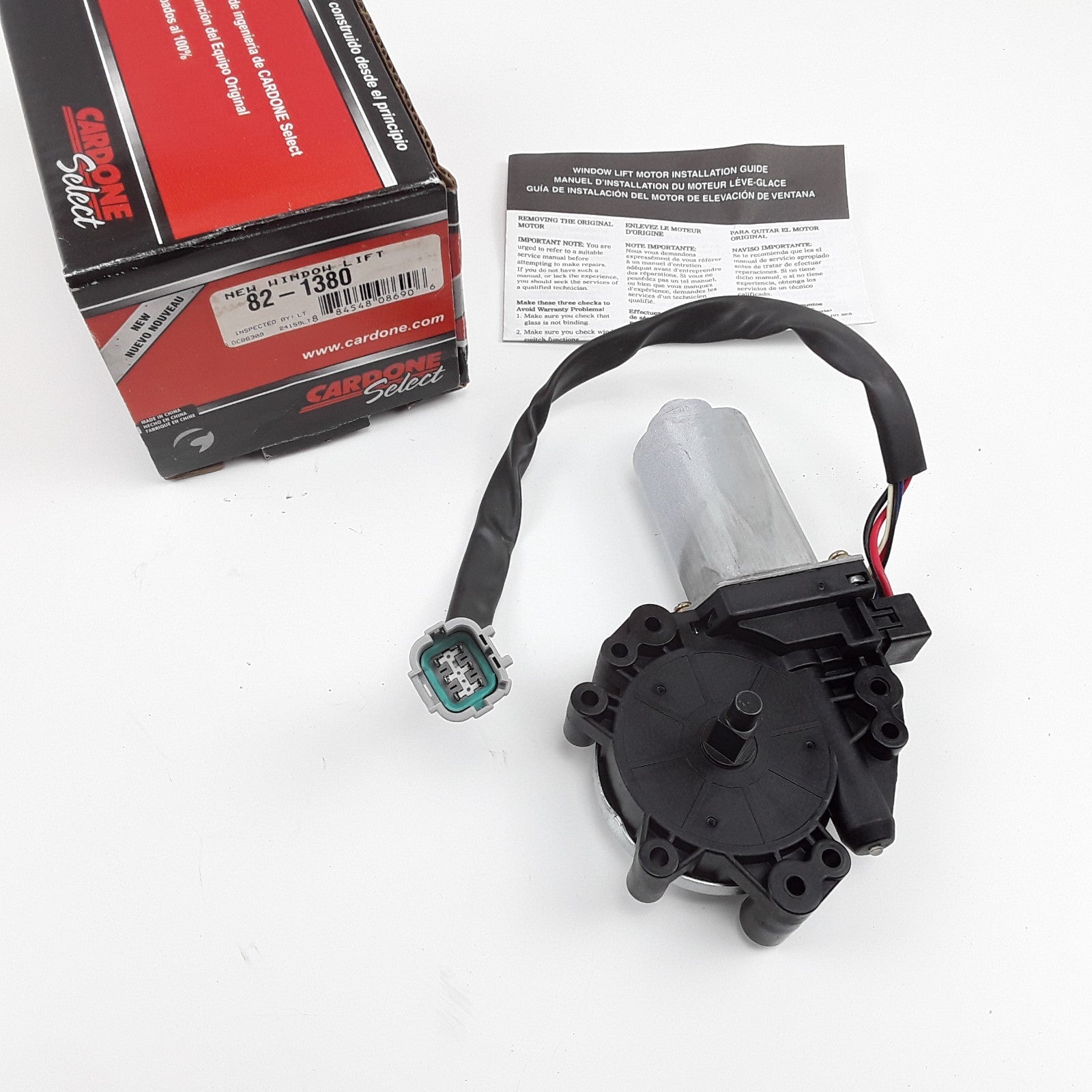 Cardone 82-1380 Front Left Power Window Motor Fits Nissan Quest (2004 2005-2009)