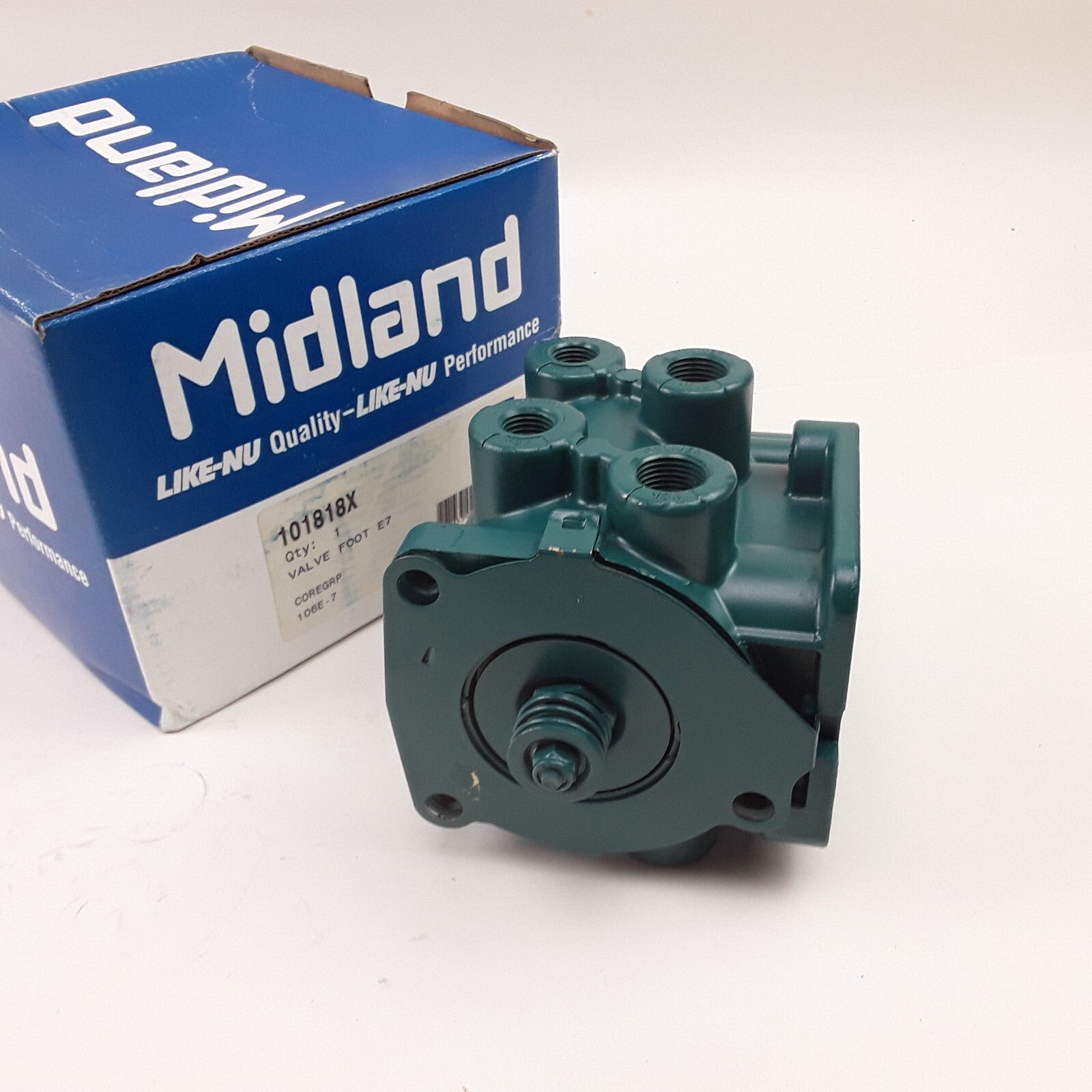 Haldex 101818X Reman Air Brake E7 Foot Control Valve Assembly Heavy Duty