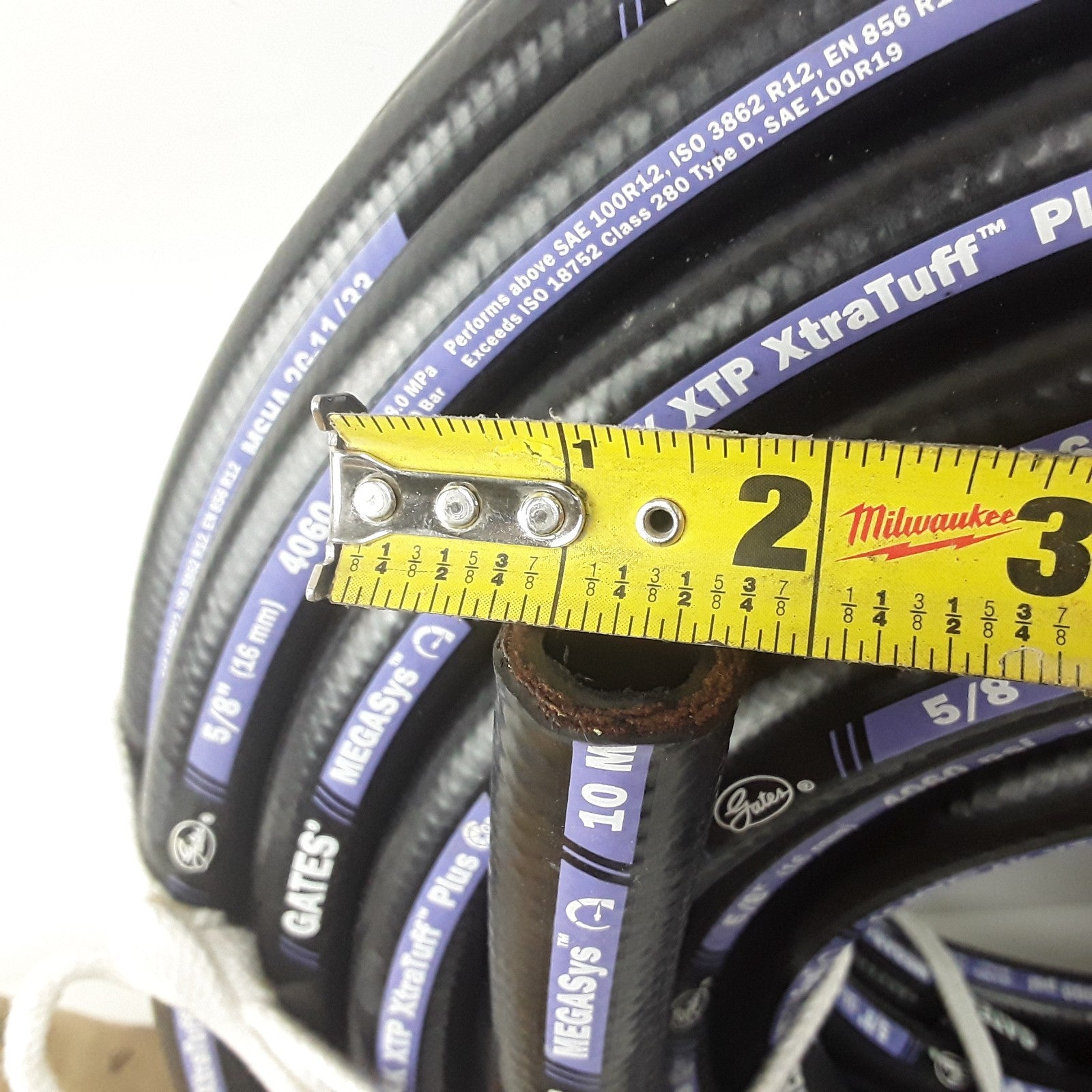 Gates Hydraulic Hose 10MXG 4K Xtra Tuff Plus 100-Feet 5/8" (16mm) , 4060 psi