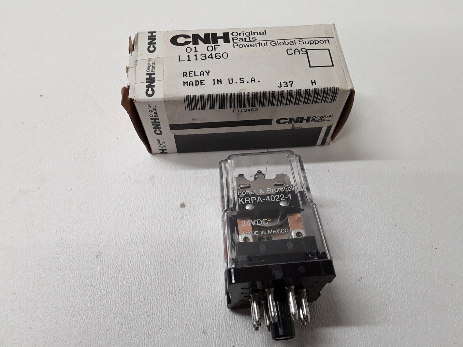 For CNH L113460 Potter Brumfield ice cube relay 24V KRPA 4022 1 KRPA-4022-1 8pin - HotCarParts