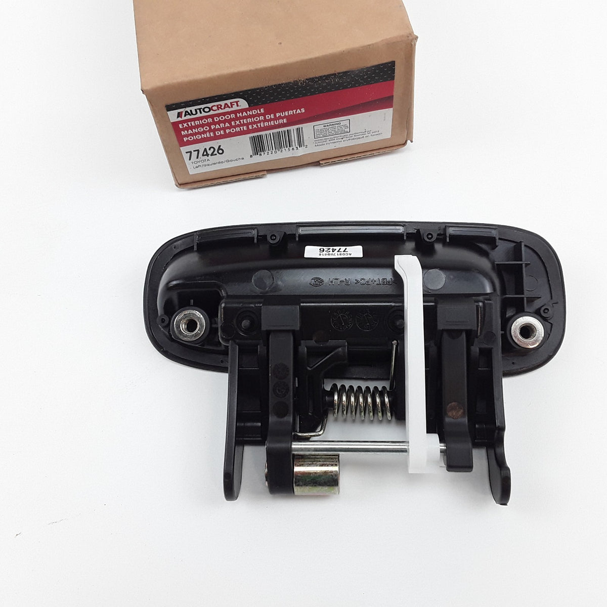 Rear Left Exterior Door Handle Fits Toyota Corolla (1998 1999 2000 2001 2002)