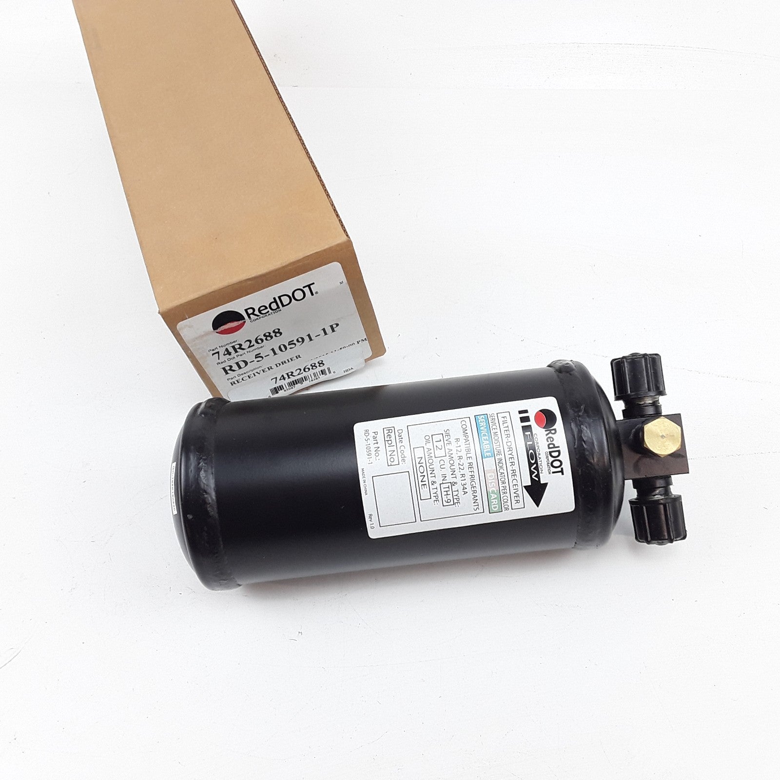Steel Filter Drier Fits White/GMC WG WHR WX WXR WCS WCM ACL ACM WHS (1990-1995)